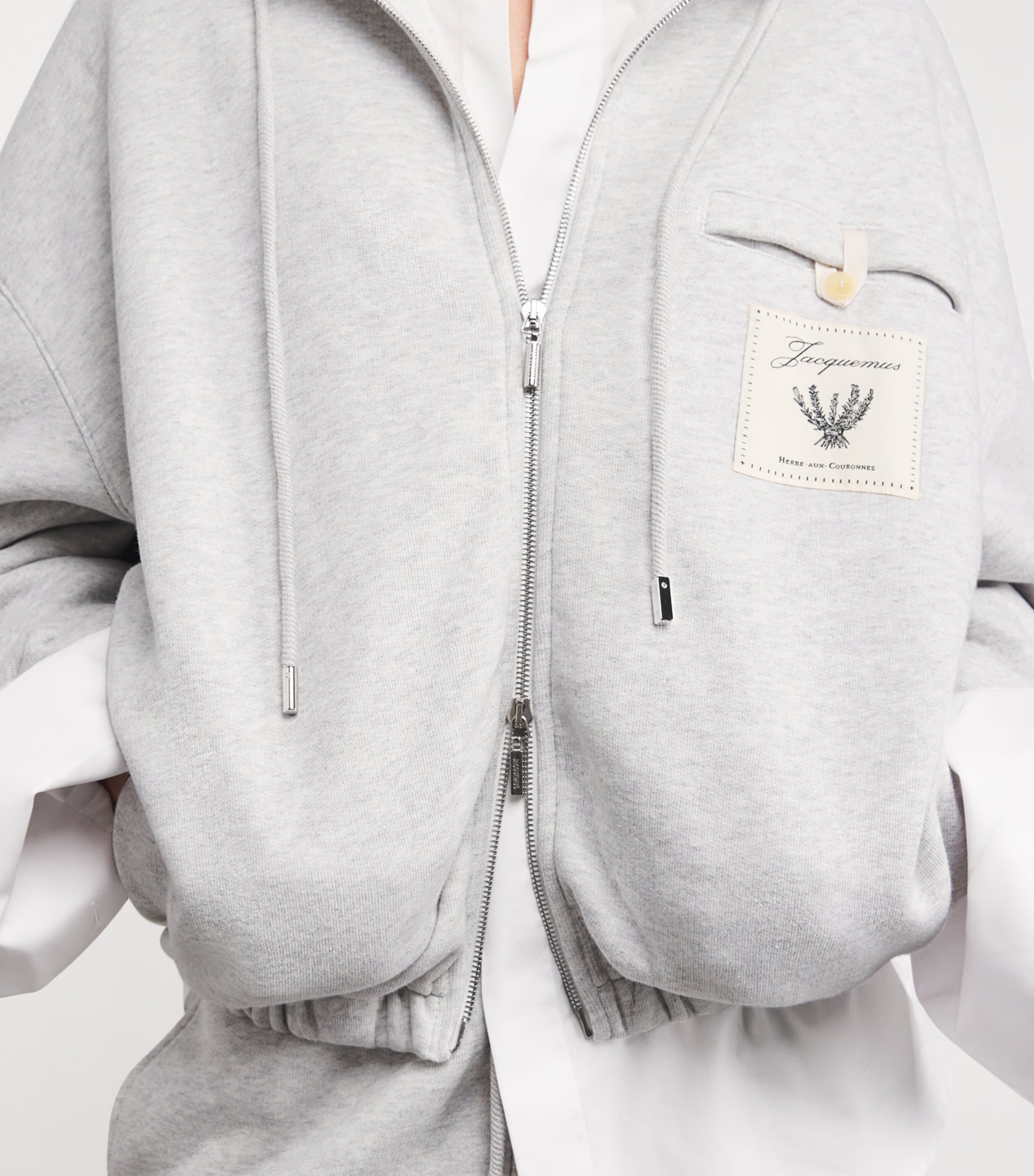 Cotton Torneo Hoodie 9CI RSEMARY LABL GRY Image 6