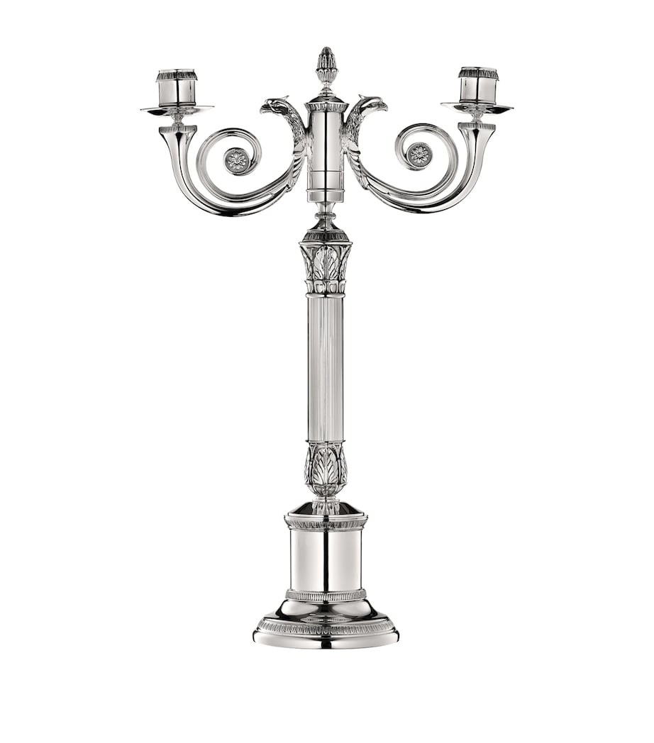 Silver-Plated Malmaison Candelabra SILVER Image 1