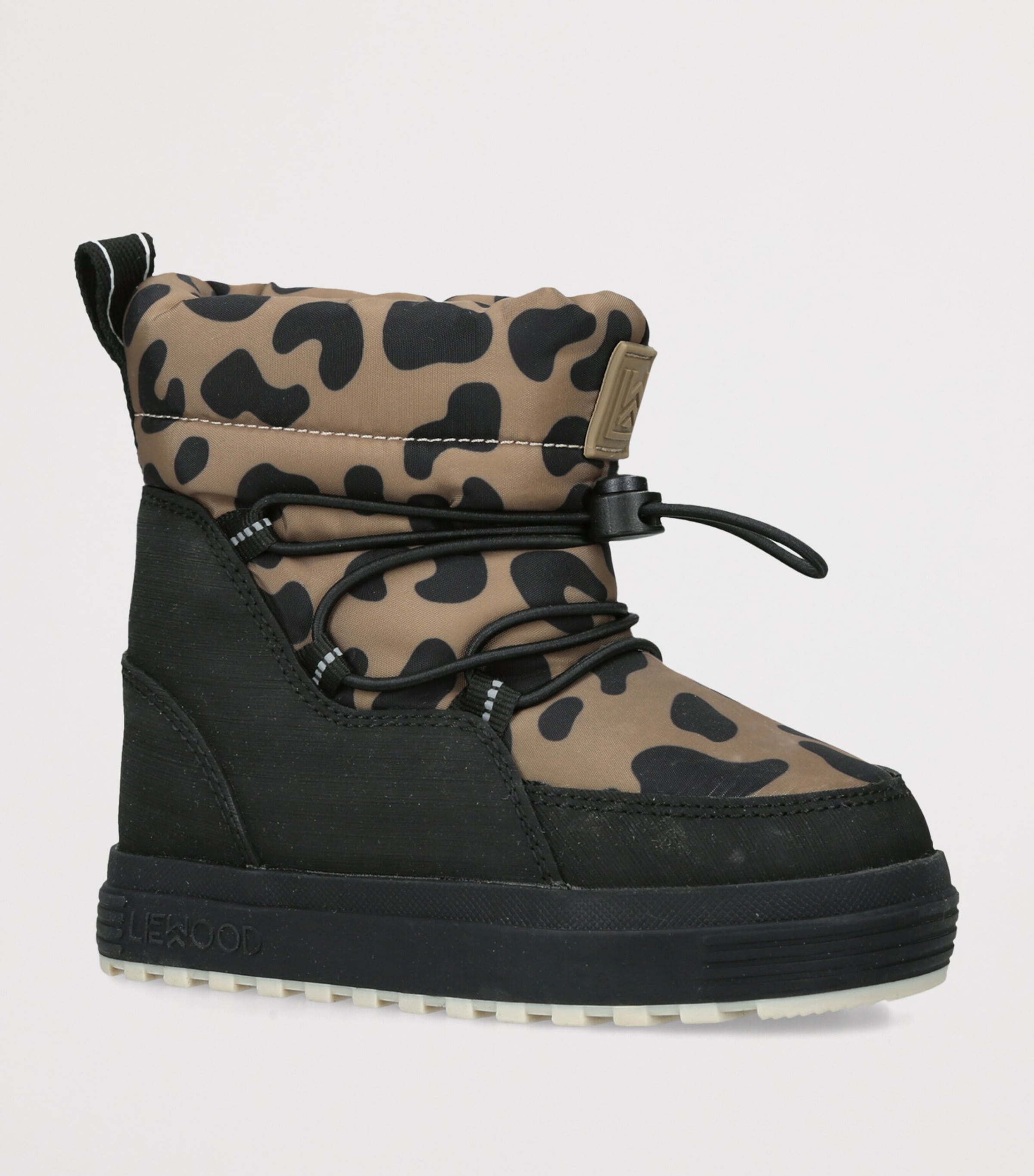 Liewood Zoey Leopard Print Snow Boots Black/comb Image 2