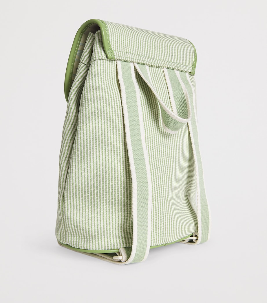 Embroidered Backpack GREEN Image 2