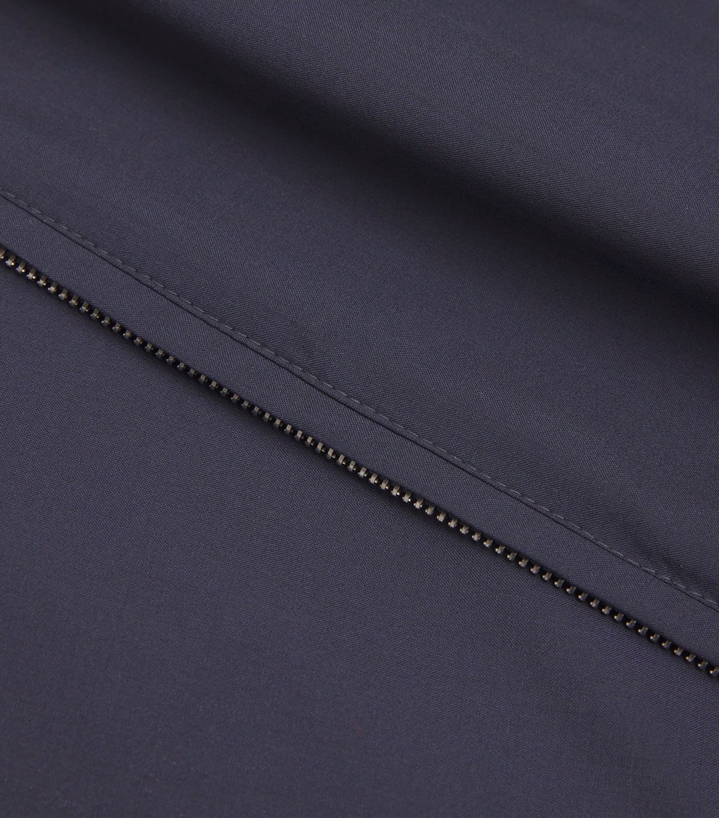 Silk-Cotton Bomber Jacket 13BLUE Image 5