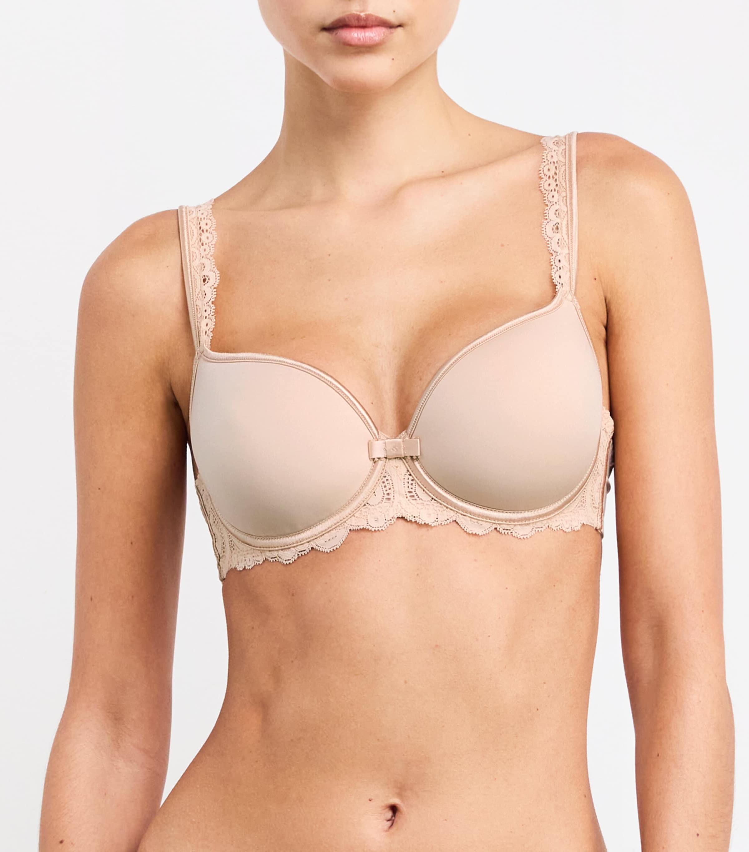 Maison Lejaby Womens Gaby T-Shirt Bra Smoky Pink Image 2