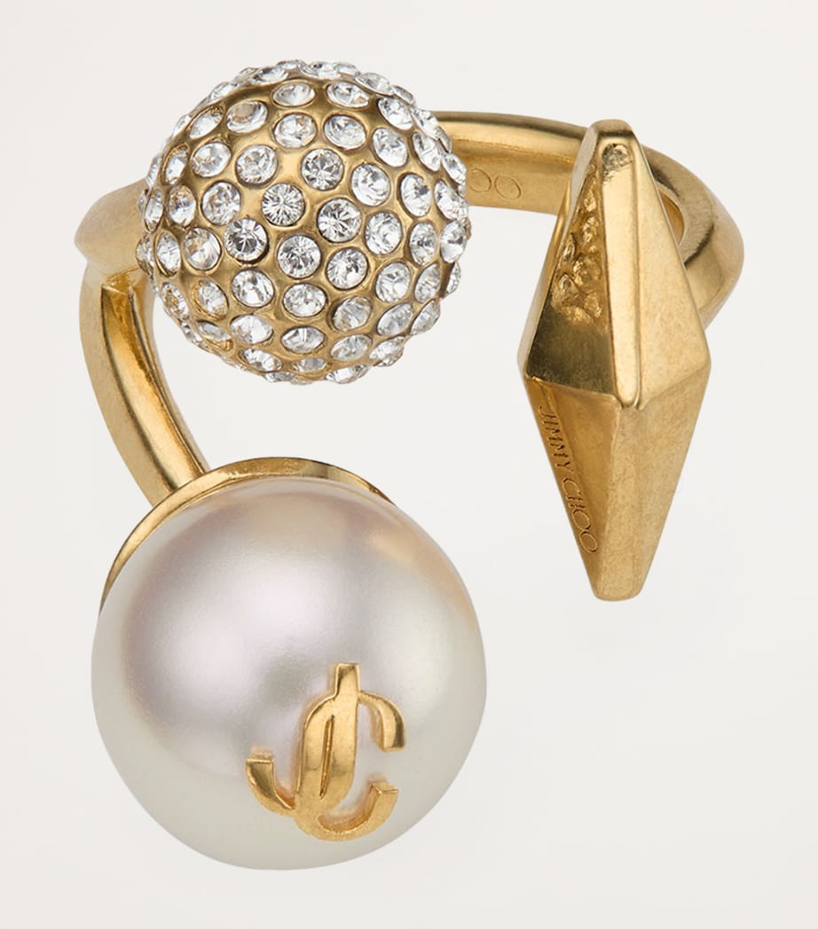 Multi Charm Ring GOLD/WHITE/CRYSTAL Image 3