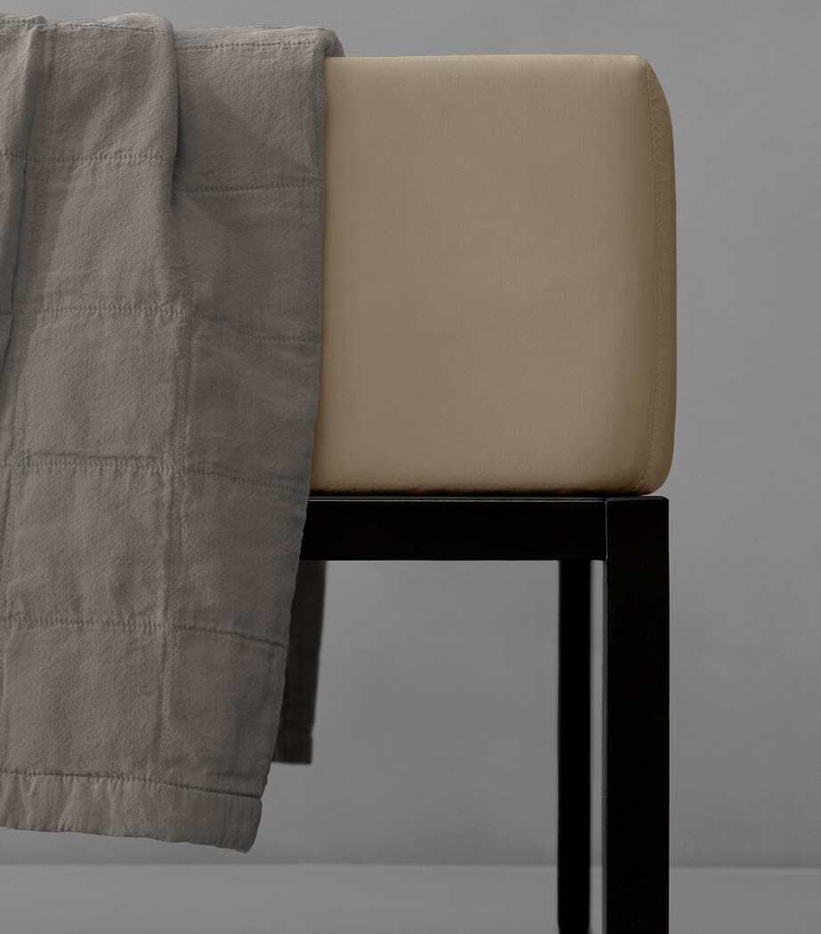 Society Limonta Cotton Nite King Fitted Sheet (150cm x 200cm) Malto Image 1