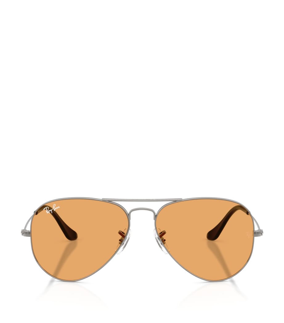 Ray-Ban Aviator Classic Aviator Sunglasses Grey Image 1
