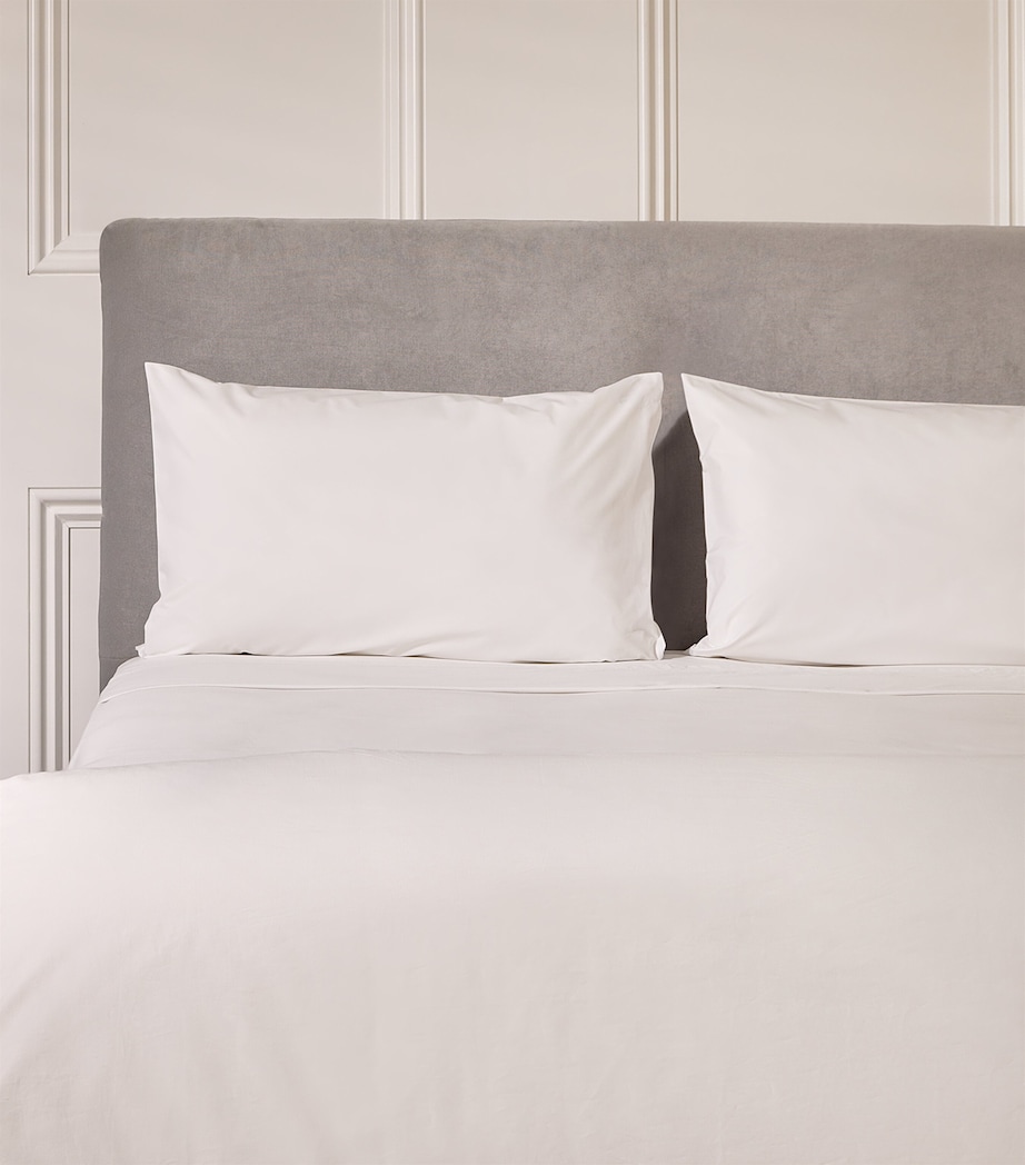 Dust Mite Pillowcase Protector Pair (50cm x 70cm) WHITE Image 1