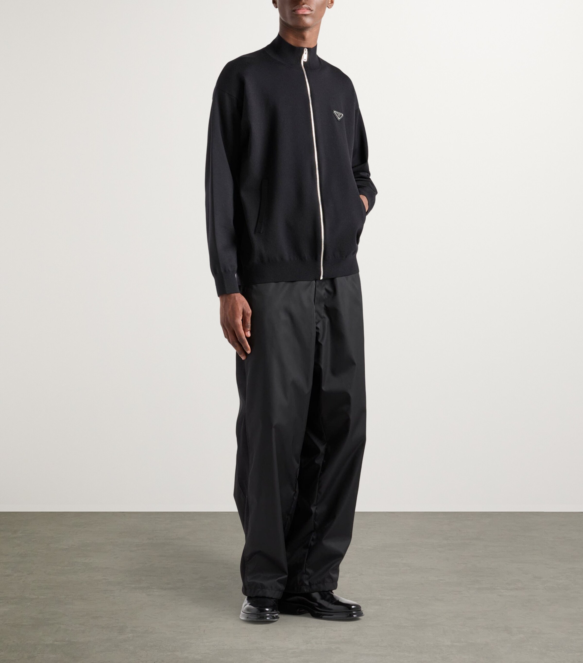 Superfine Wool Bomber Jacket F0002 Image 2