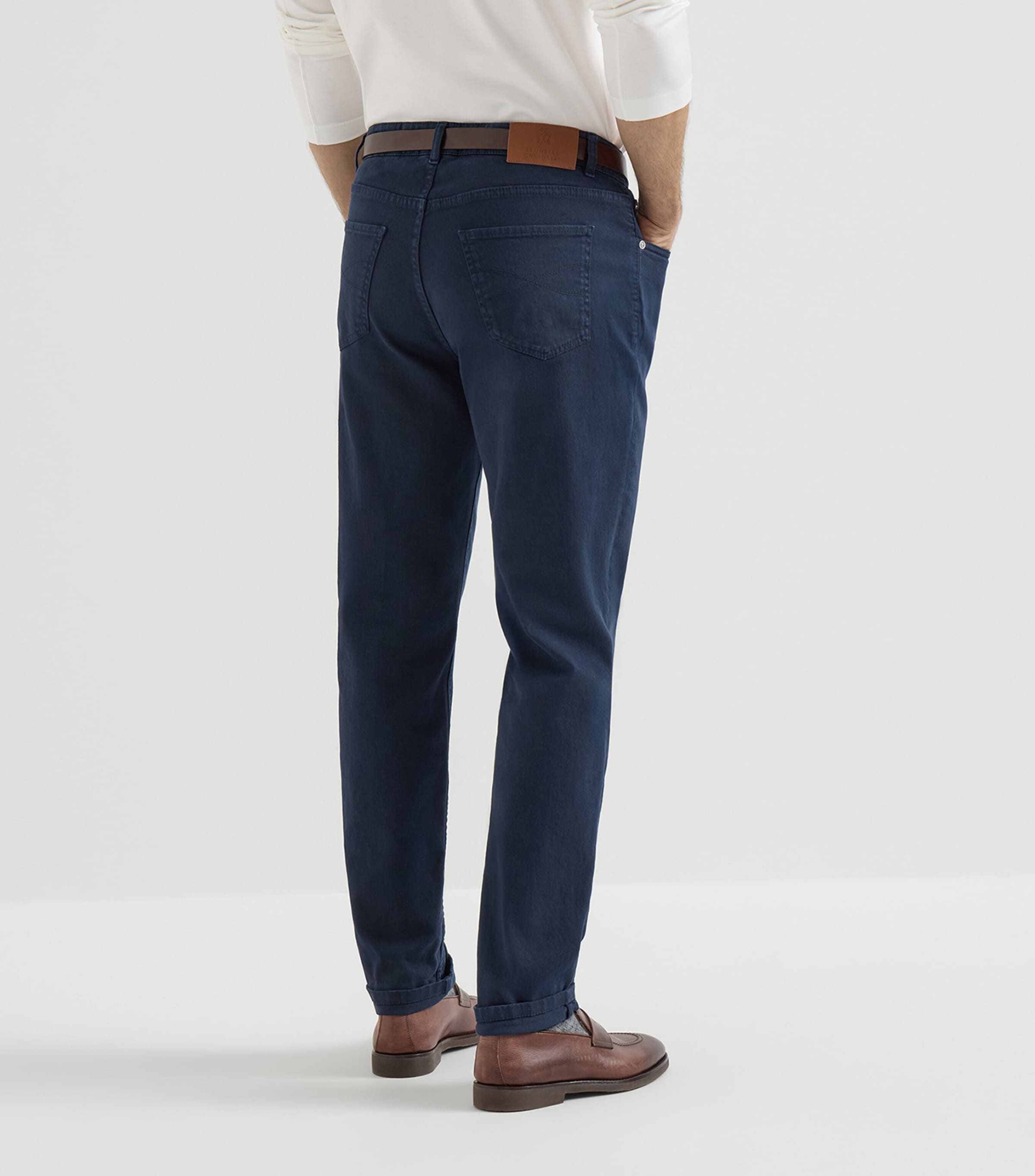 Brunello Cucinelli Mens Comfort Denim Straight Jeans Image 5