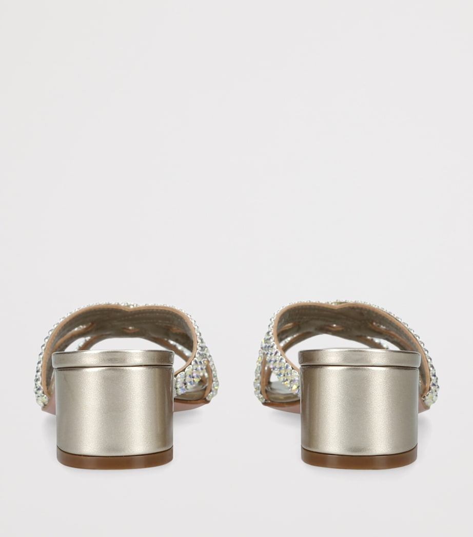 Patent Leather Cornelia Mules 35 GOLD Image 2