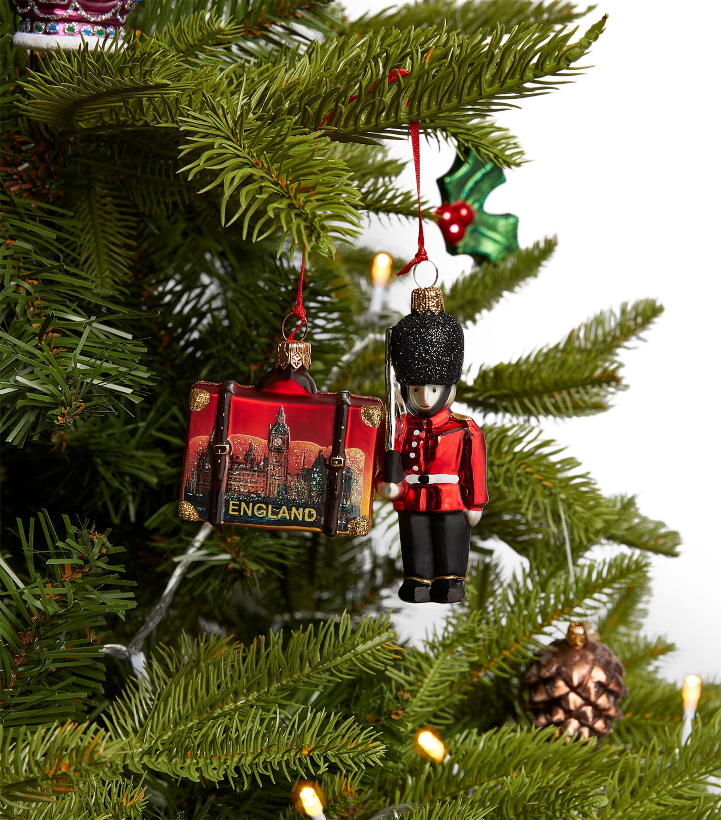 Harrods Guard and Luggage Tree Decoration Image 1