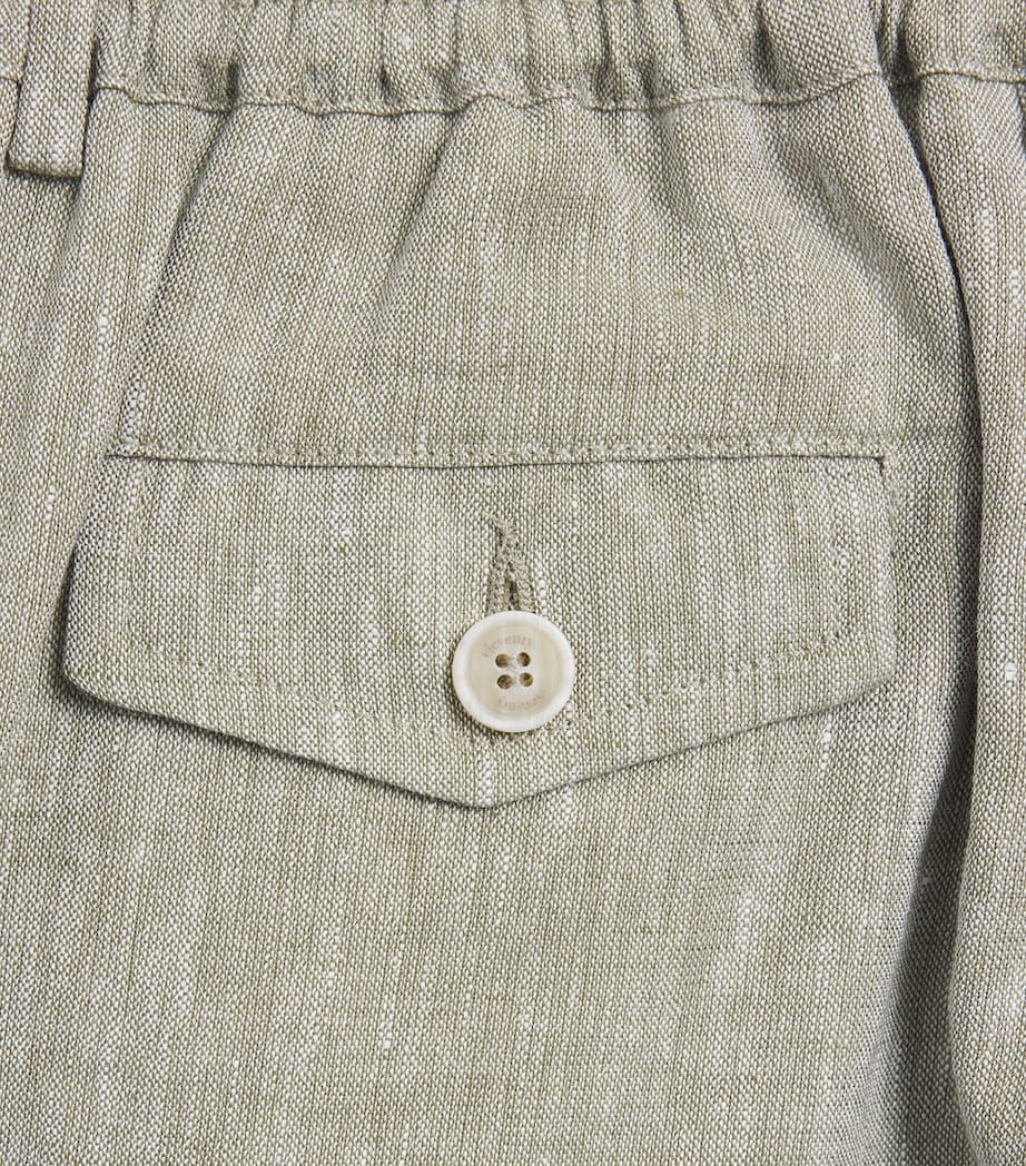 Eleventy Kids Linen-Blend Tailored Trousers (4-16 Years) Image 3