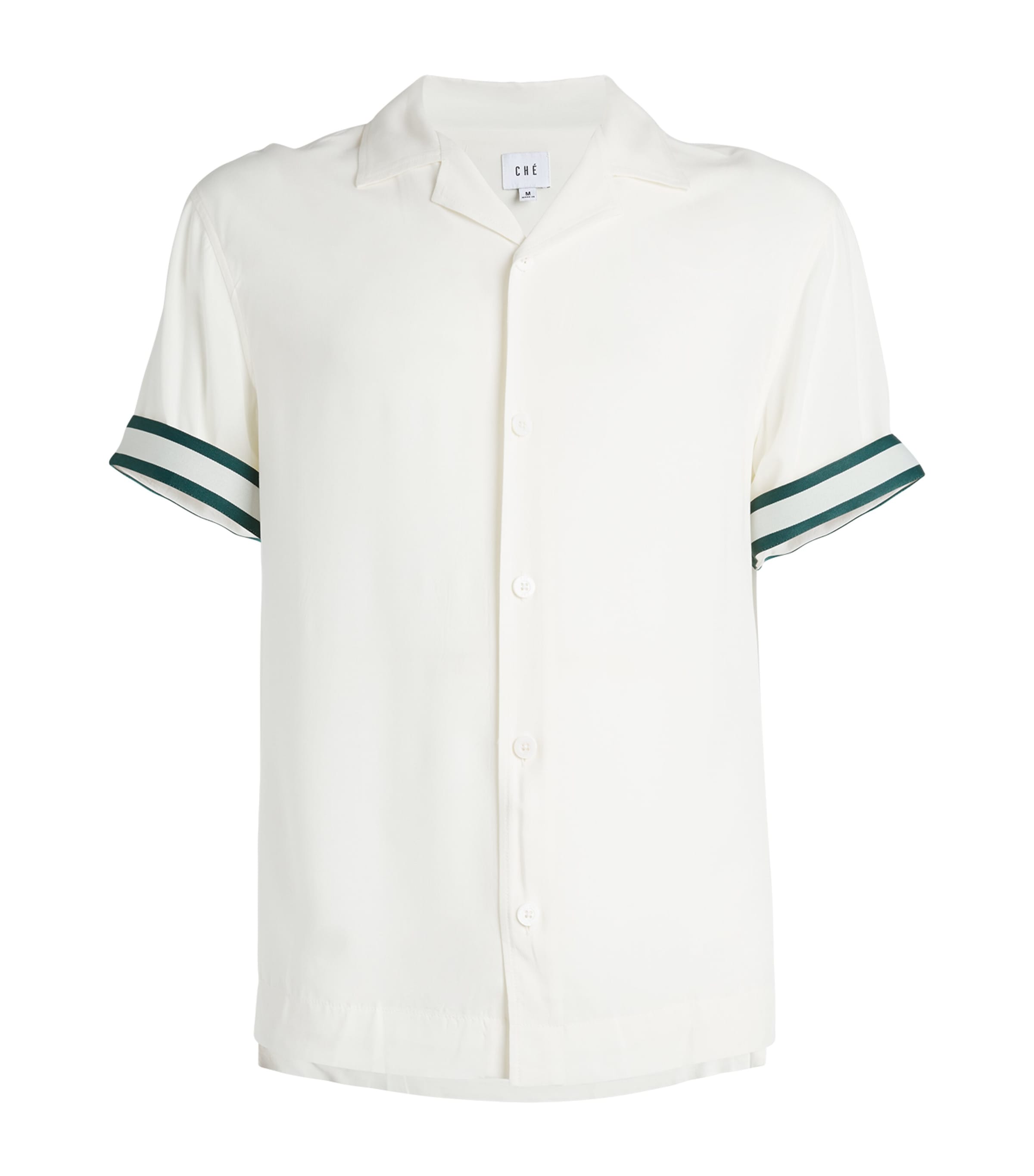 CHÉ Mens Cotton Polo Shirt Ivory Image 1