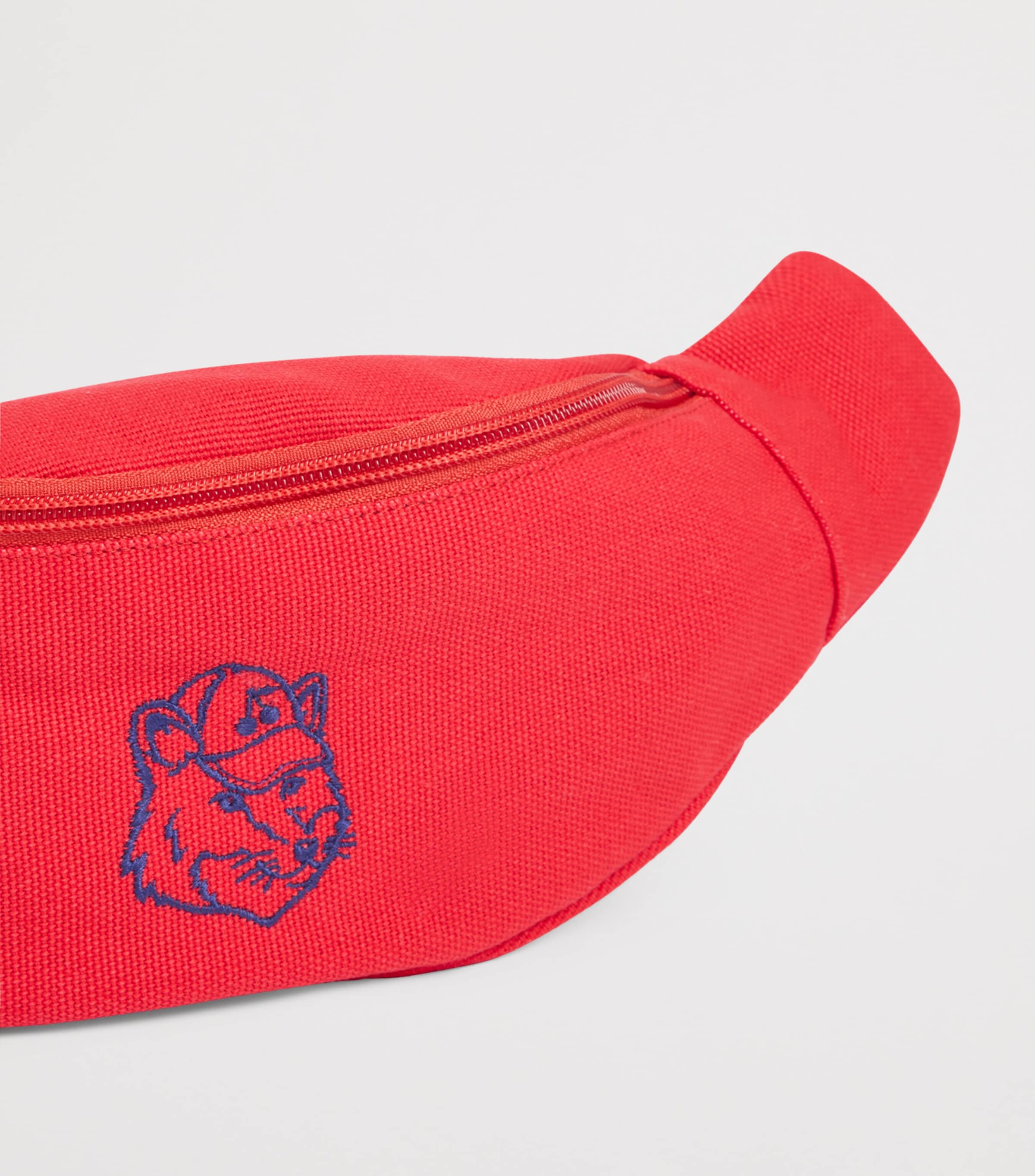 Bonpoint Cotton Embroidered Bag Japan Red Image 4