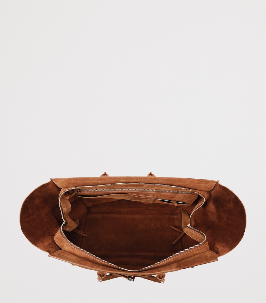 Suede Mame La Petite Tote Bag TAN Image 2