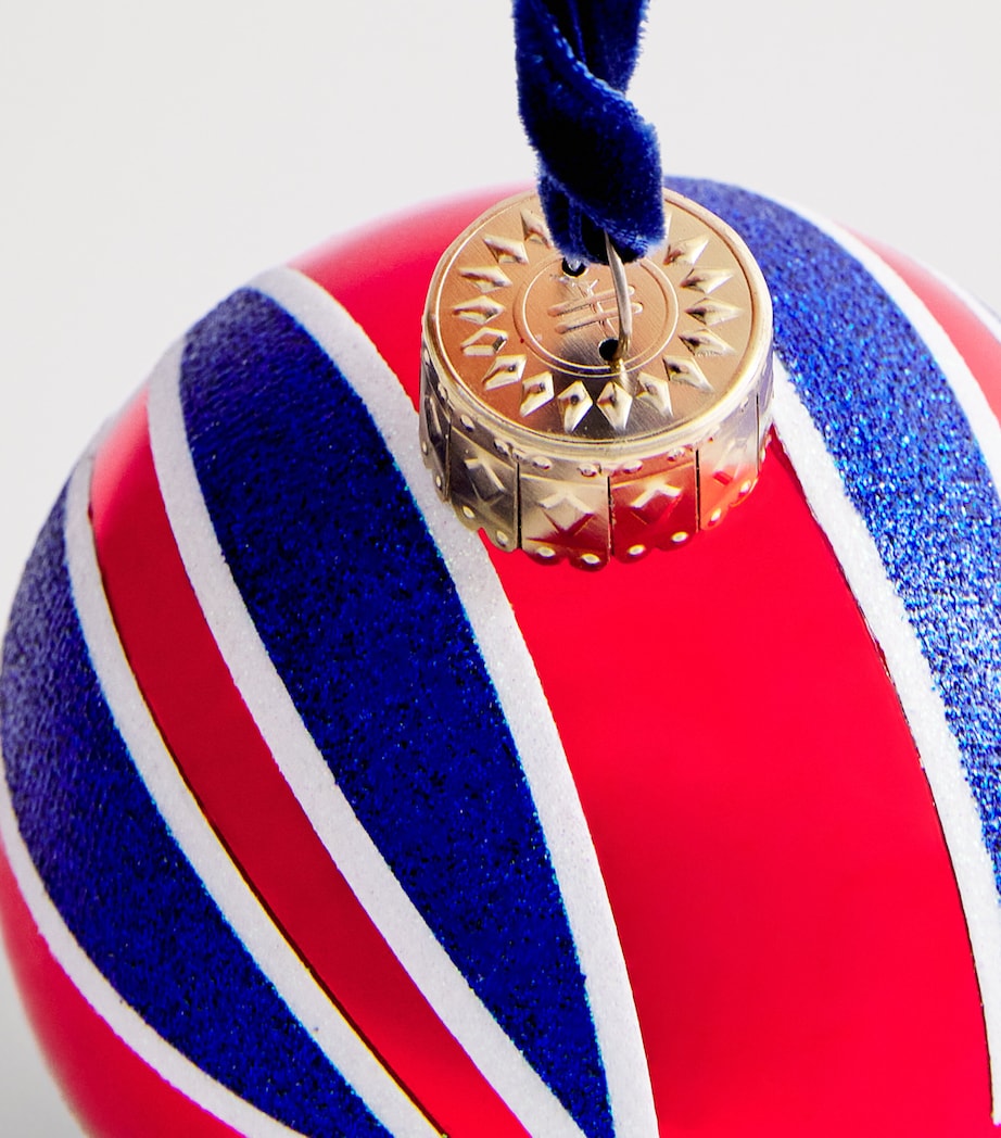 Union Jack 2025 Year Bauble RED Image 3