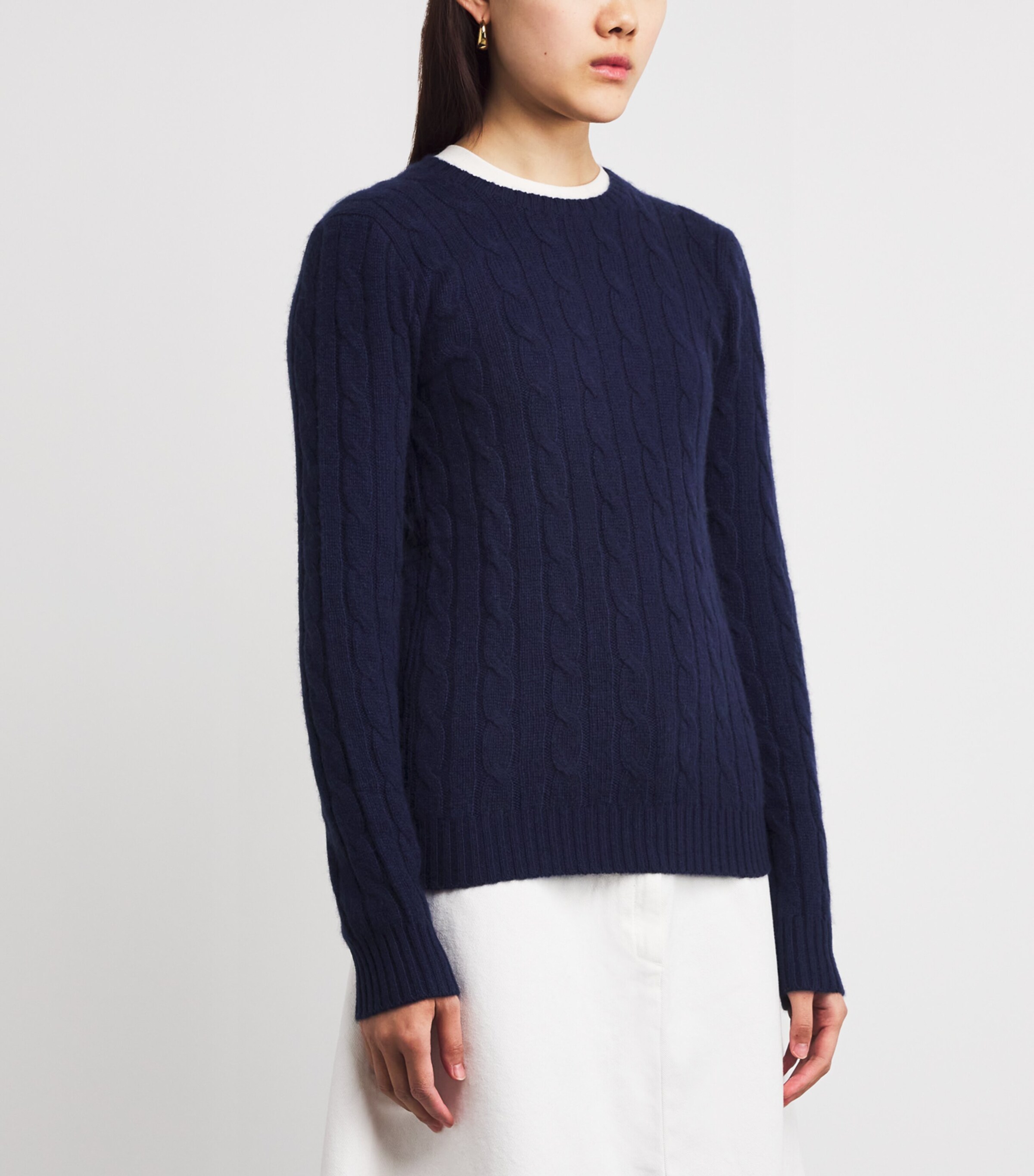 Cashmere Julianna Sweater HUNTER NAVY Image 3