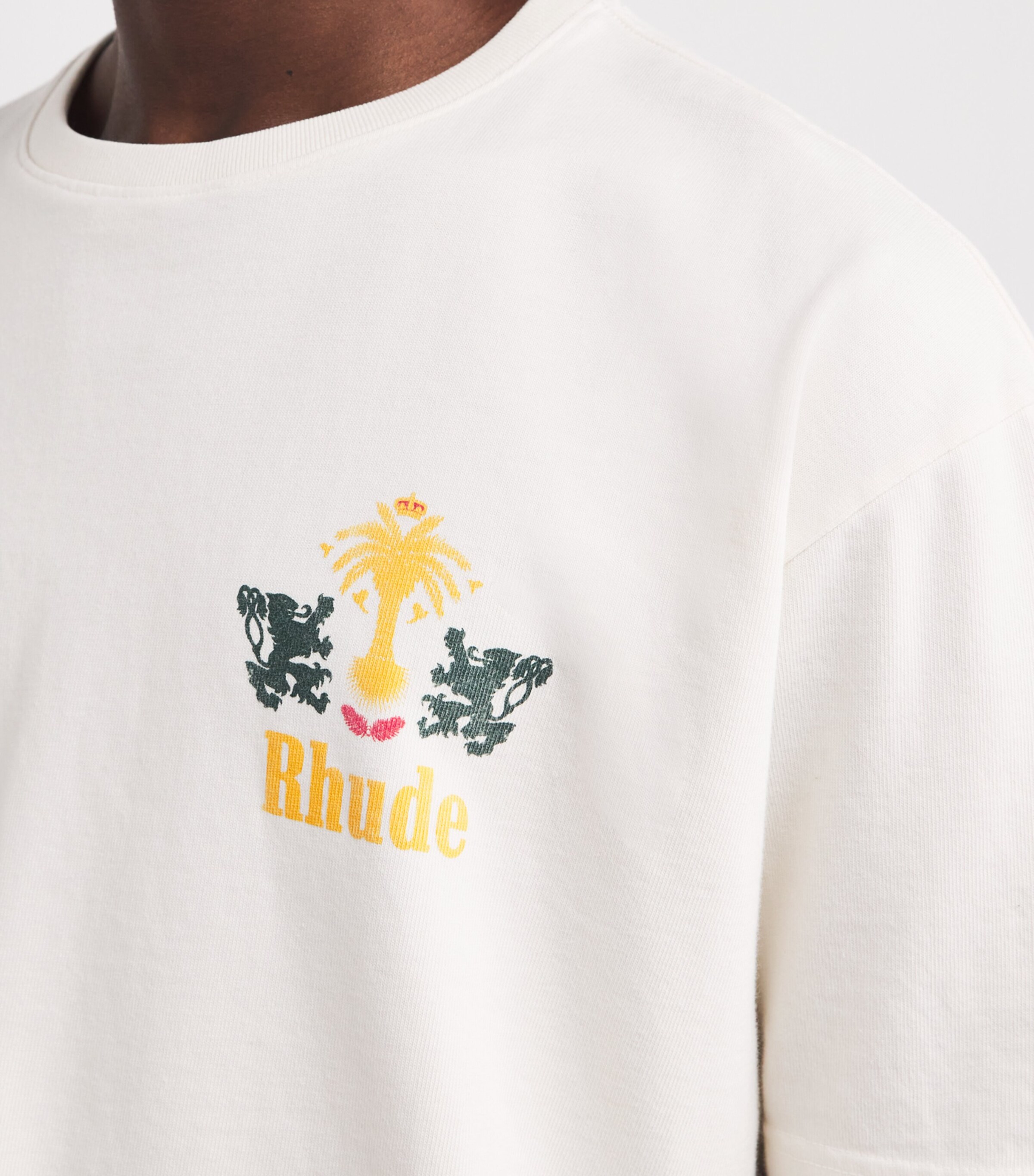 Cotton Tabaco Print T-Shirt 0241 VTG WHITE Image 6