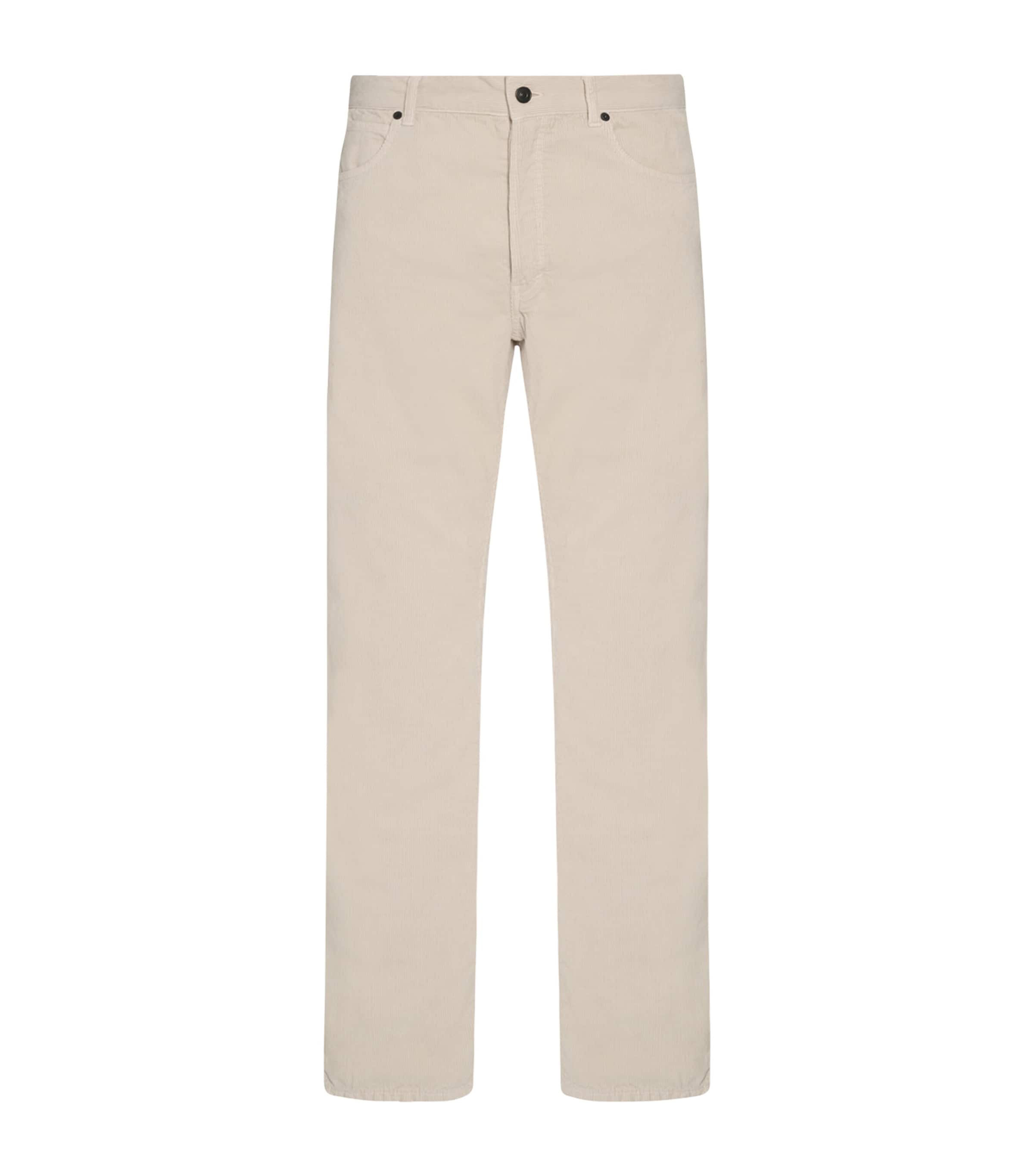 Gerry Corduroy Slim Trousers SNOW Image 1