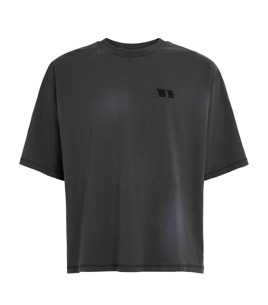 Won Hundred Mens Cotton Houston T-Shirt Asphalt Image 1