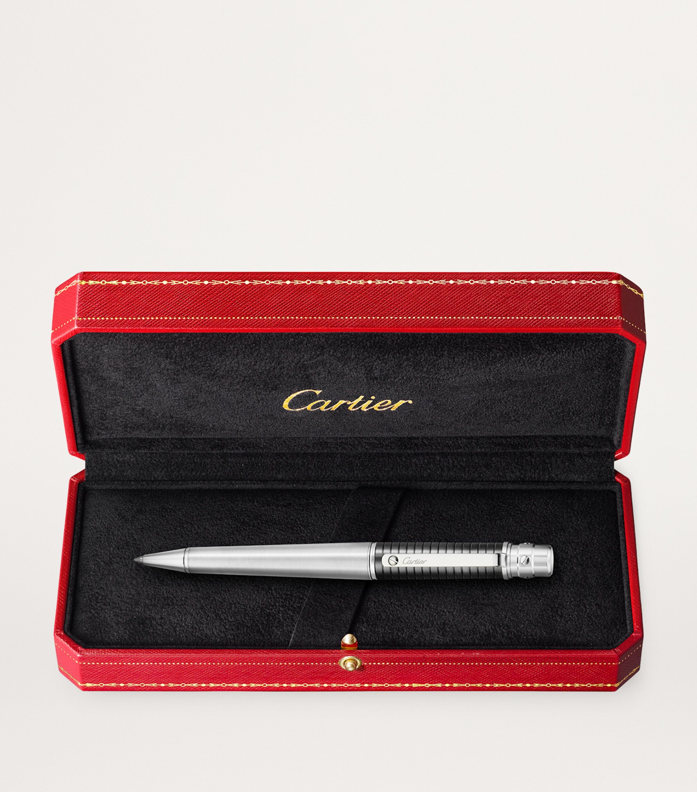 Cartier Santos de Cartier Ballpoint Pen | Harrods UK