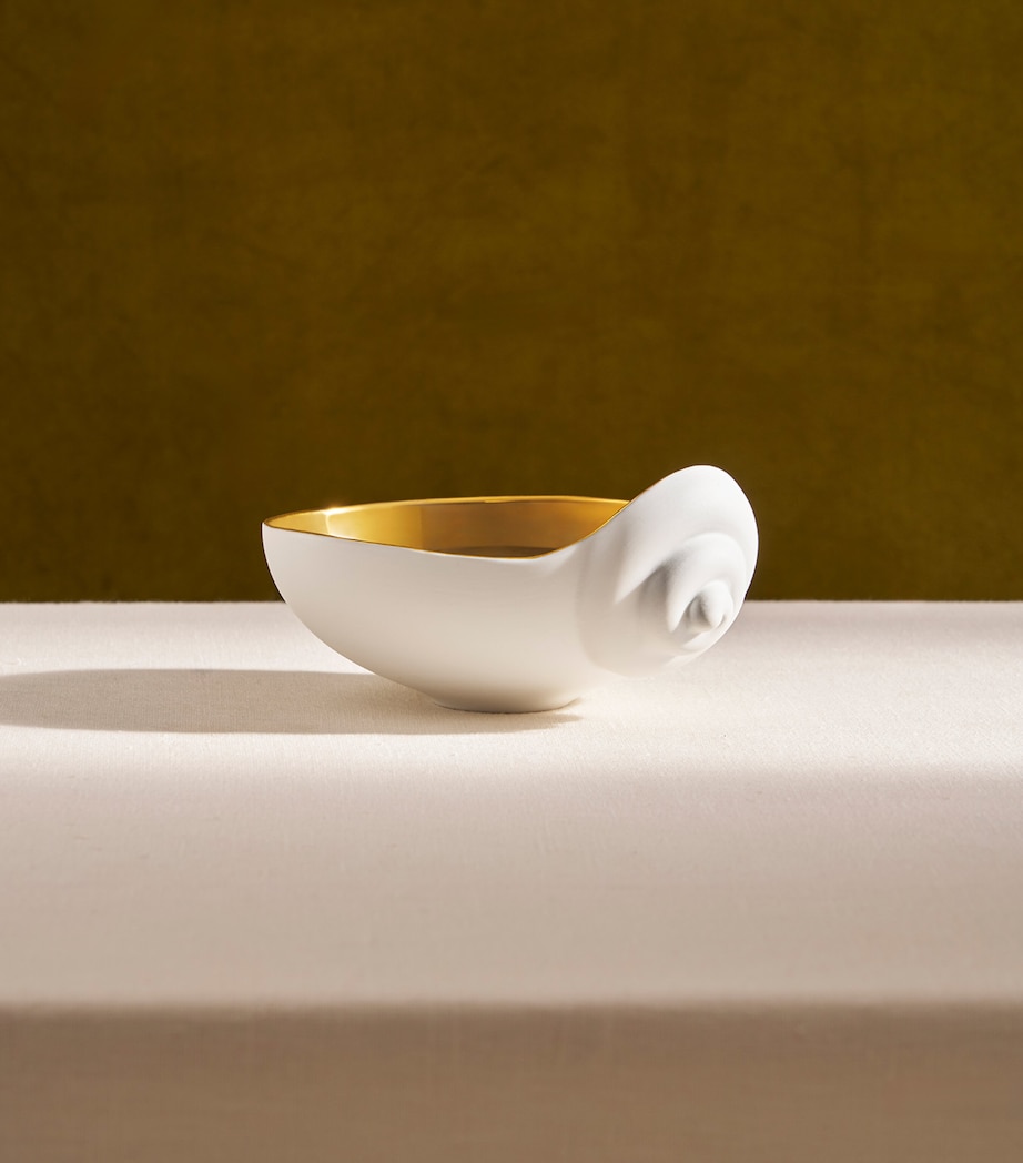 L'Objet x Jessica McCormack Small Shell Bowl (10cm) Gold Image 4