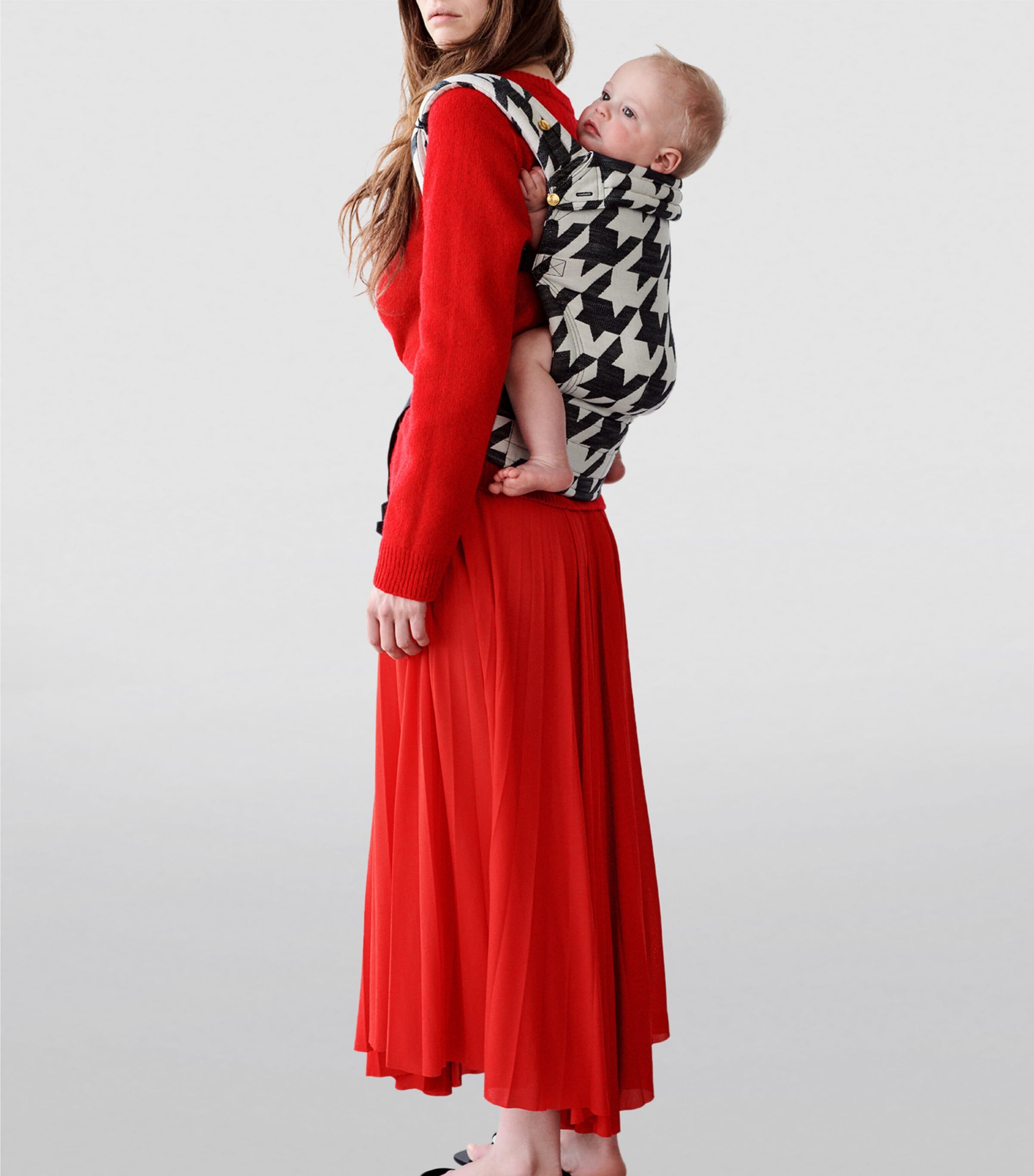 Zeitgeist Baby Carrier Tweed BLACK, WHITE Image 4