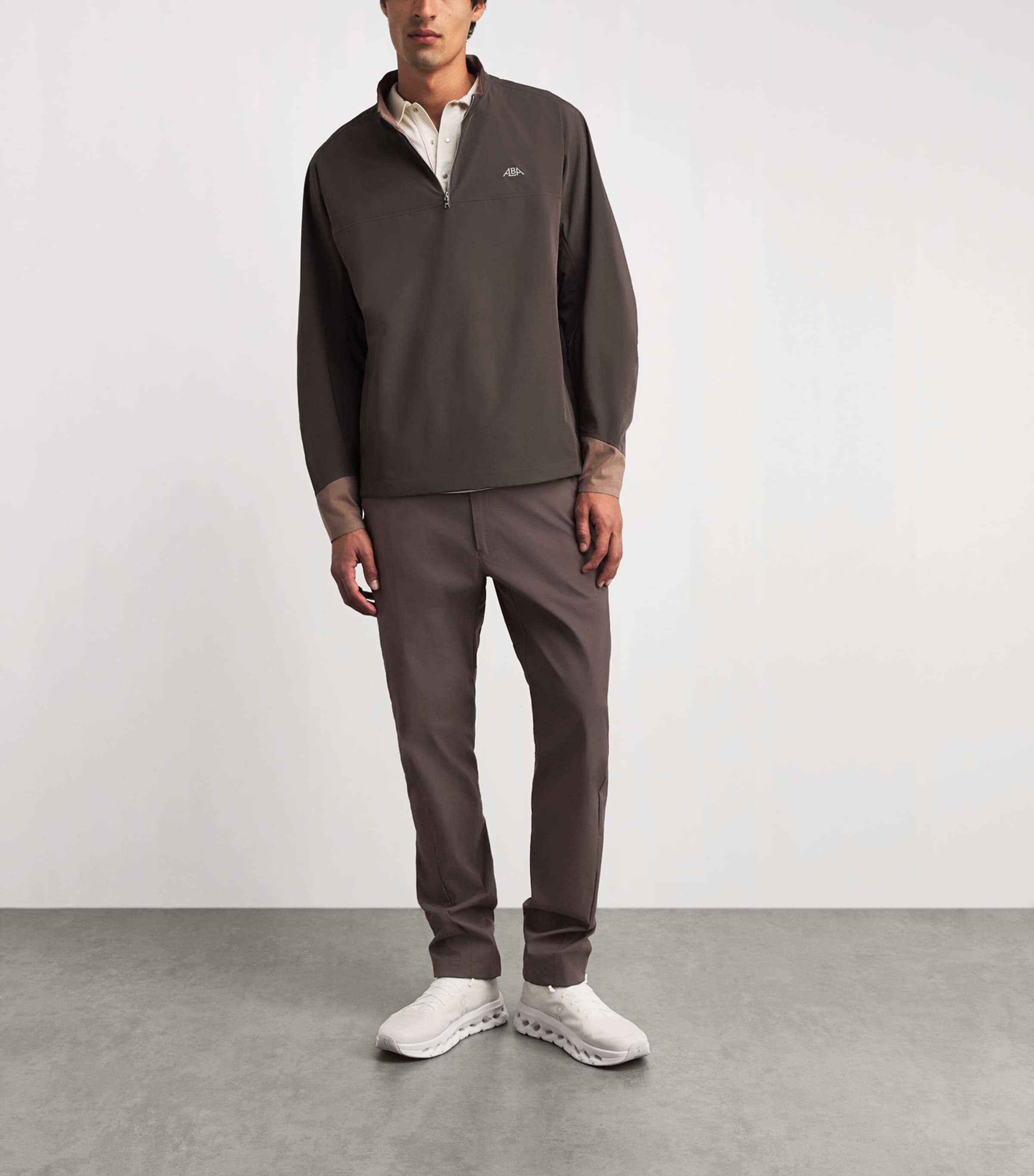 Alba Mens Techno Trousers Mud Image 2