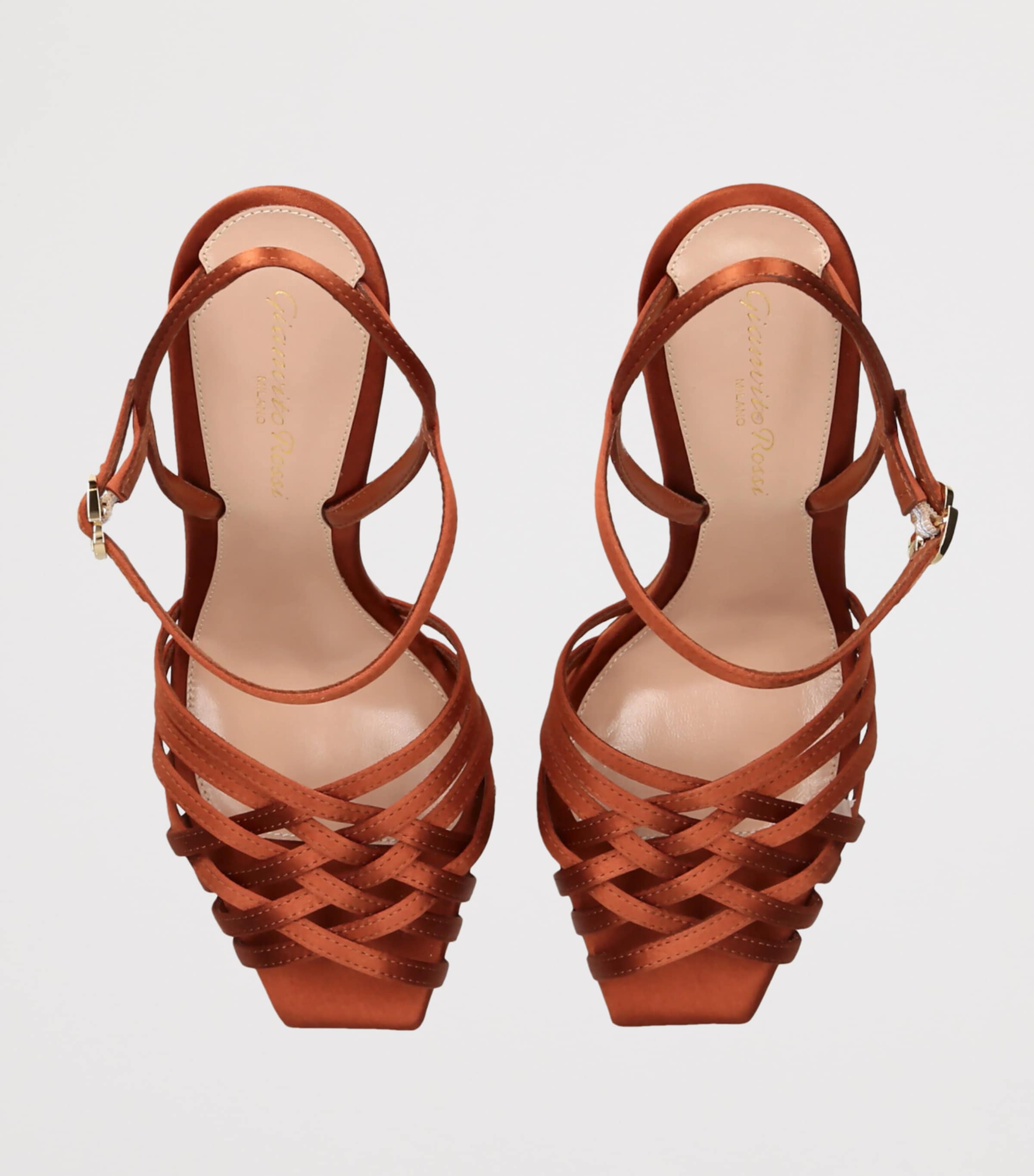 Gianvito Rossi Kerry Heeled Sandals 95 Tan Image 4