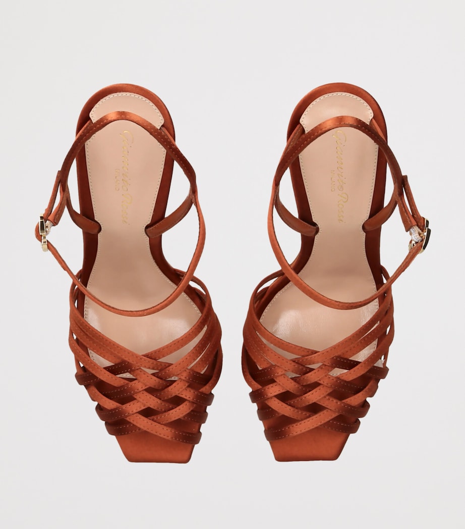Gianvito Rossi Kerry Heeled Sandals 95 Tan Image 4