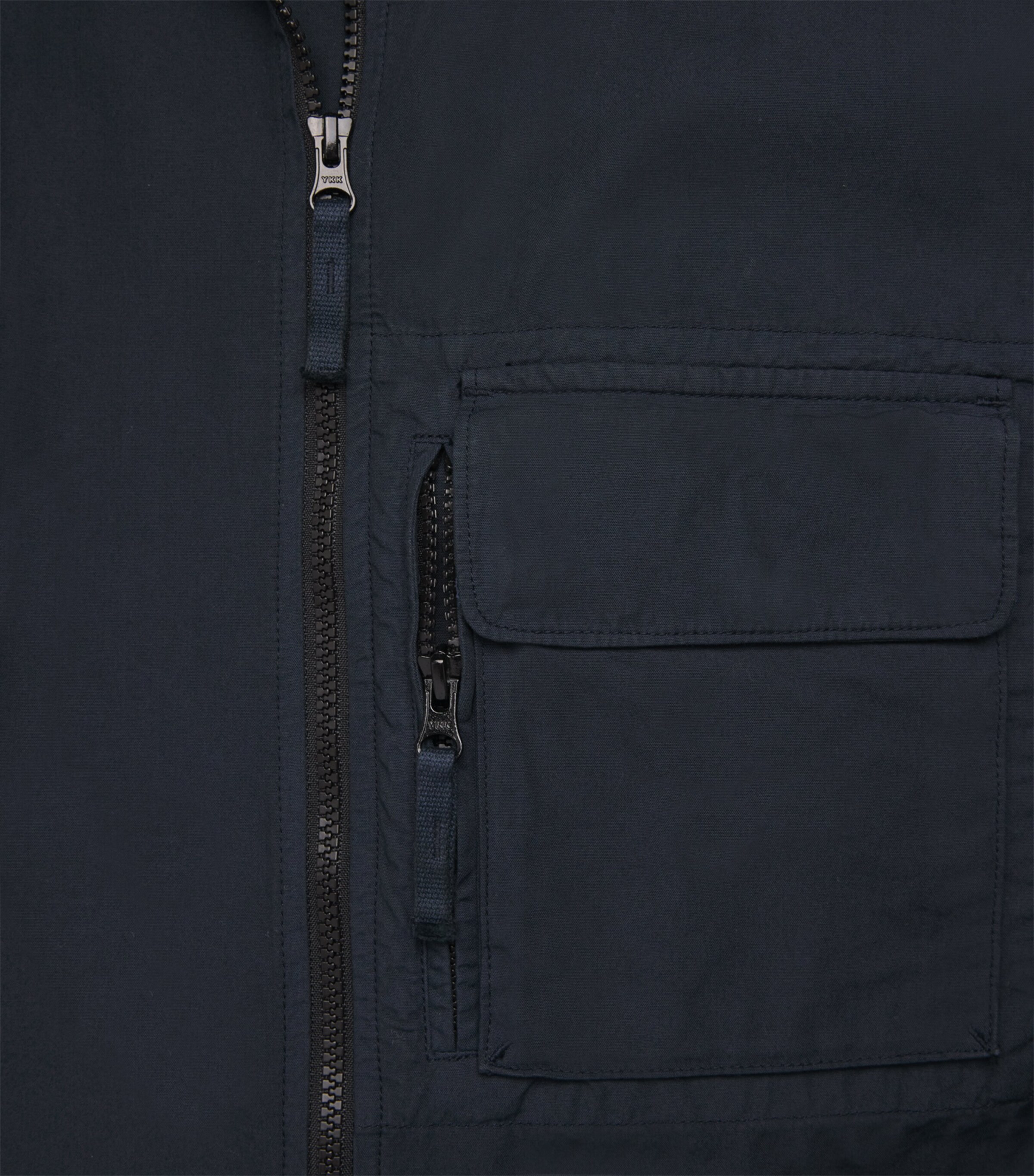 Cotton 2-Way Zip Overshirt V0020 Image 5