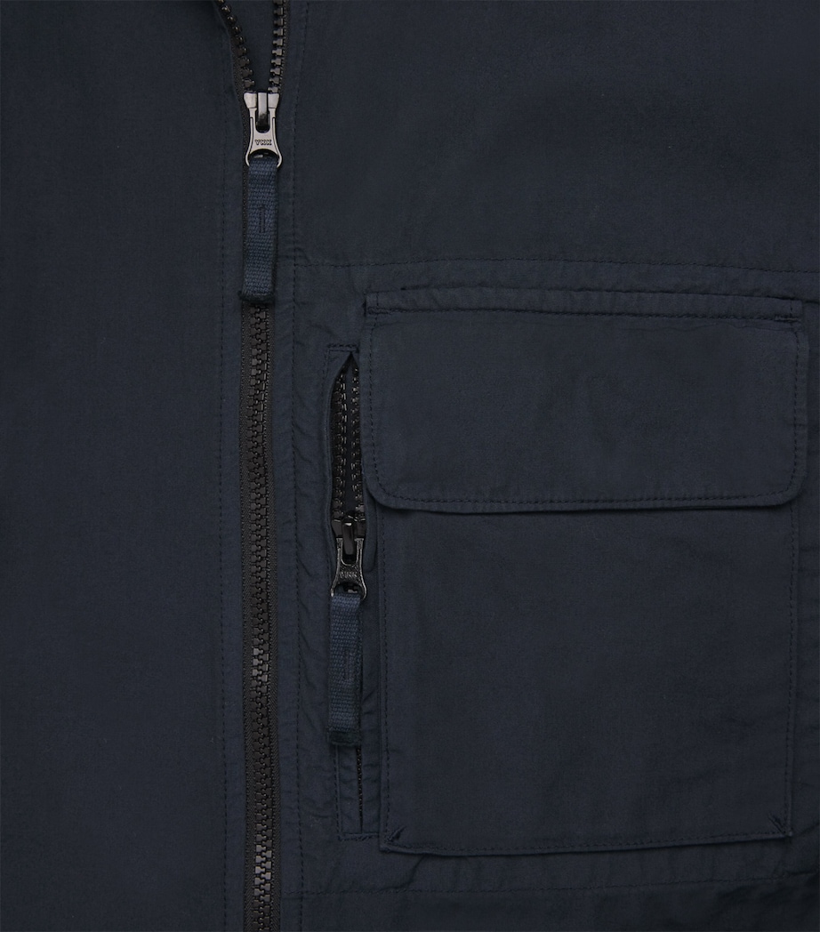 Cotton 2-Way Zip Overshirt V0020 Image 5