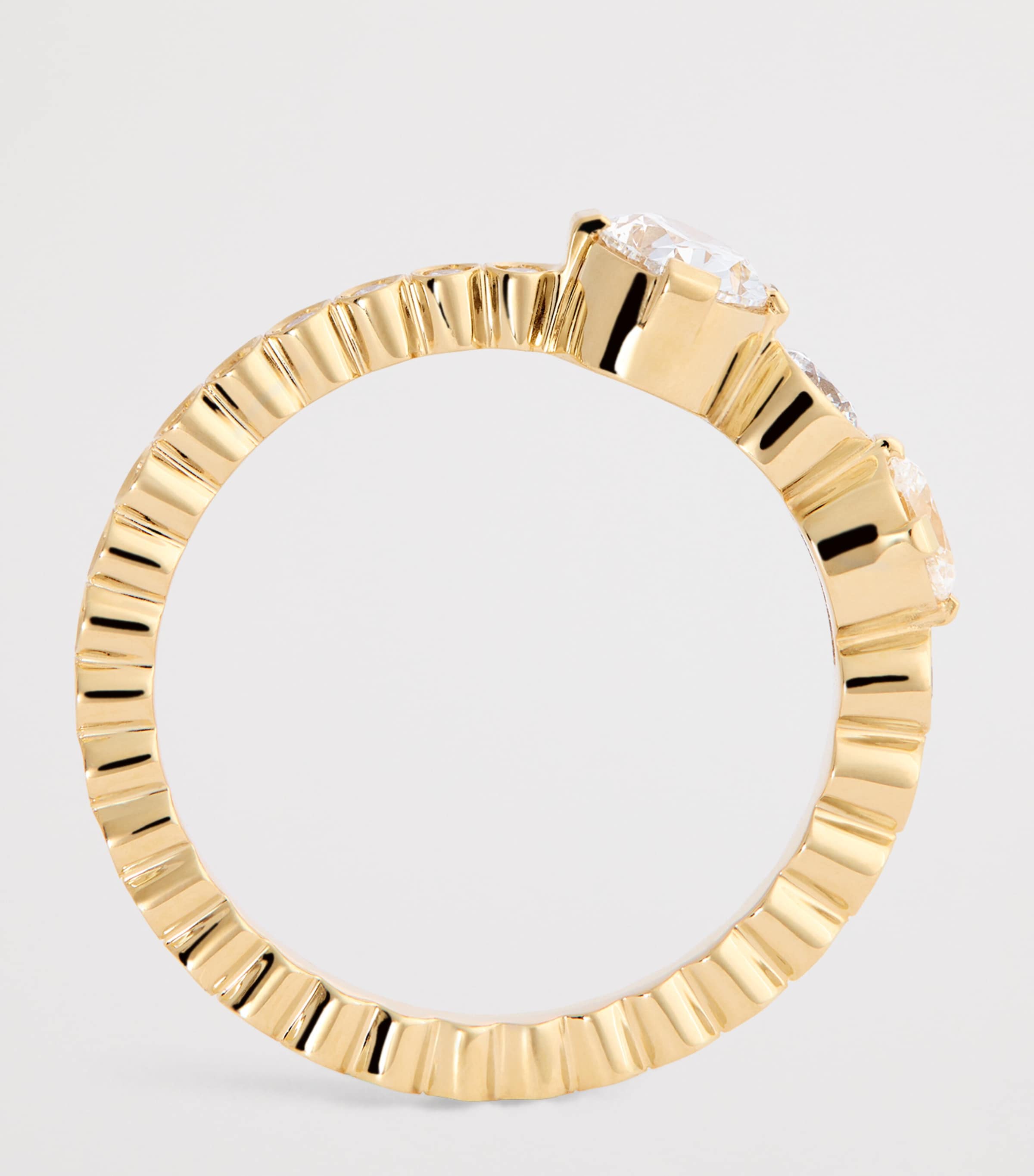 Yellow Gold and Diamond Starry Sky Ensemble de Sky Ring YELLOW GOLD Image 3