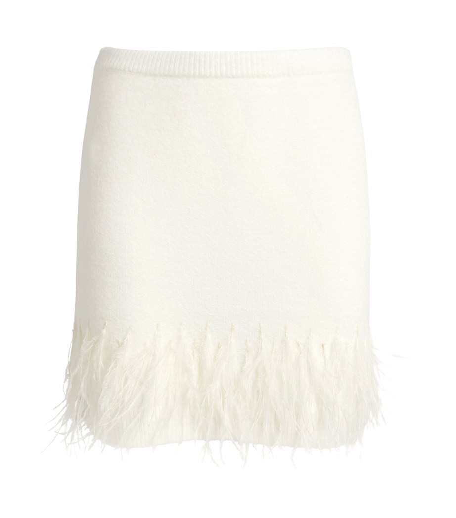 Feather Briana Mini Skirt IVORY Image 1