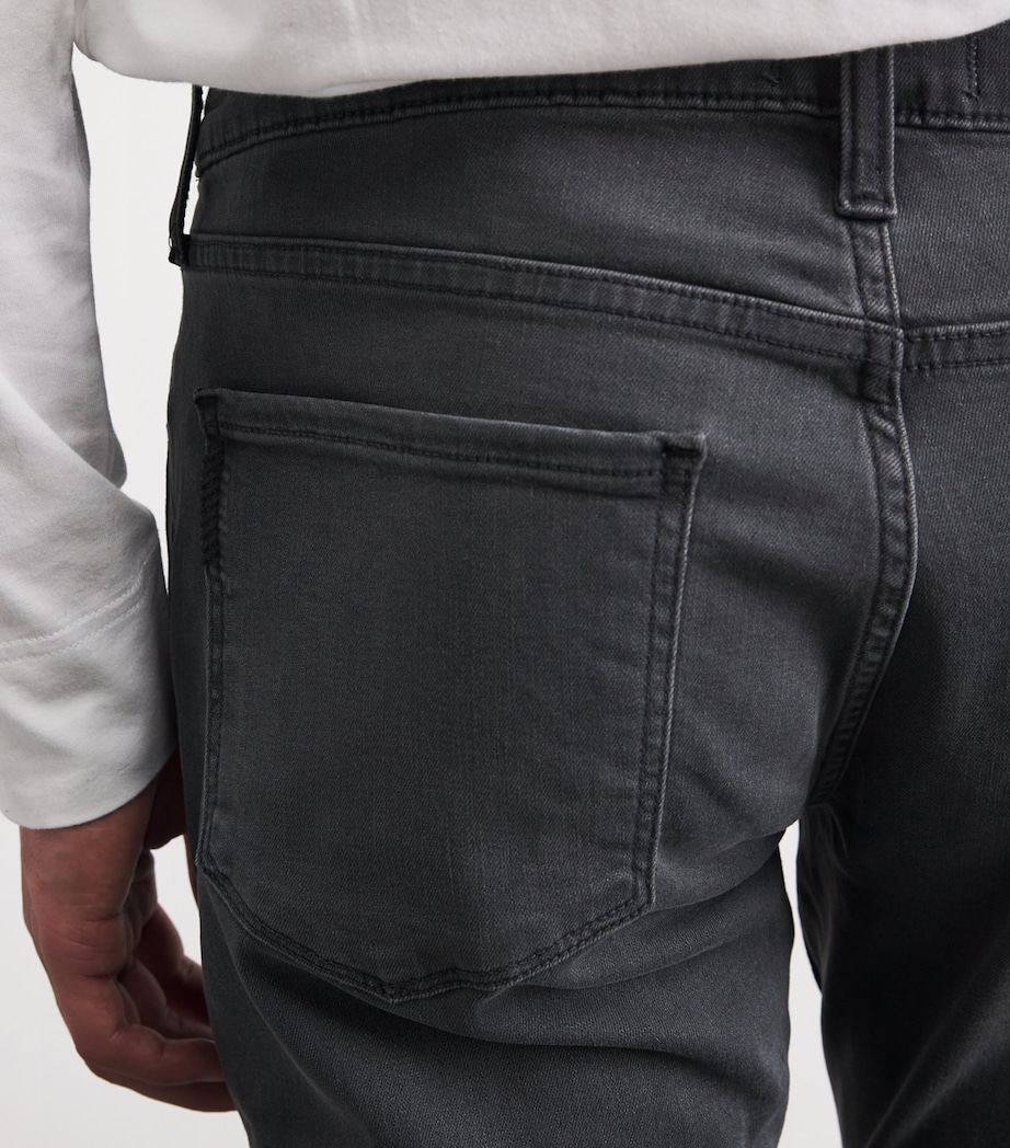 PAIGE Mens Lennox Slim Jeans Sheldon Grey Image 3