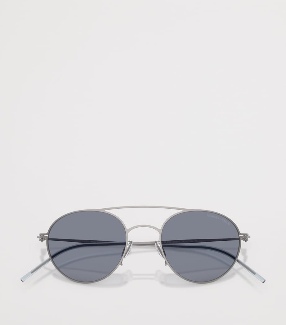 Giorgio Armani Metal Round Sunglasses Image 5
