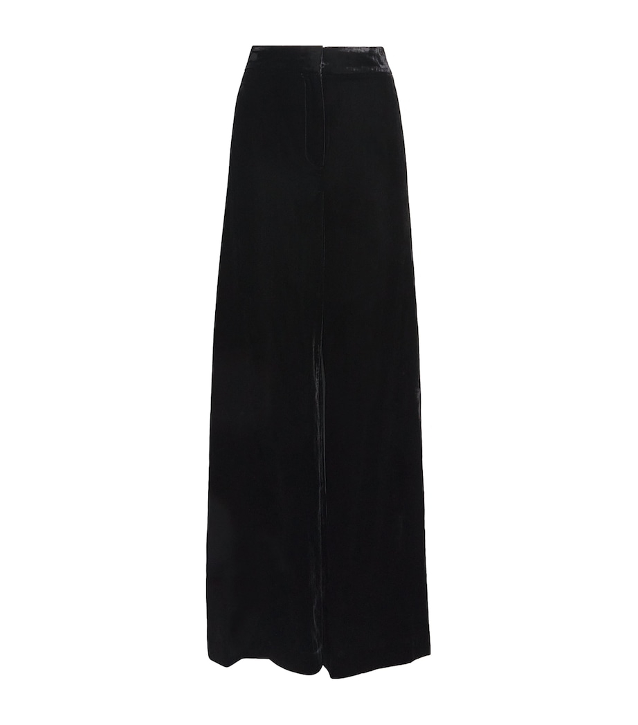Velvet Alex Wide-Leg Trousers B0002 BLACK Image 1