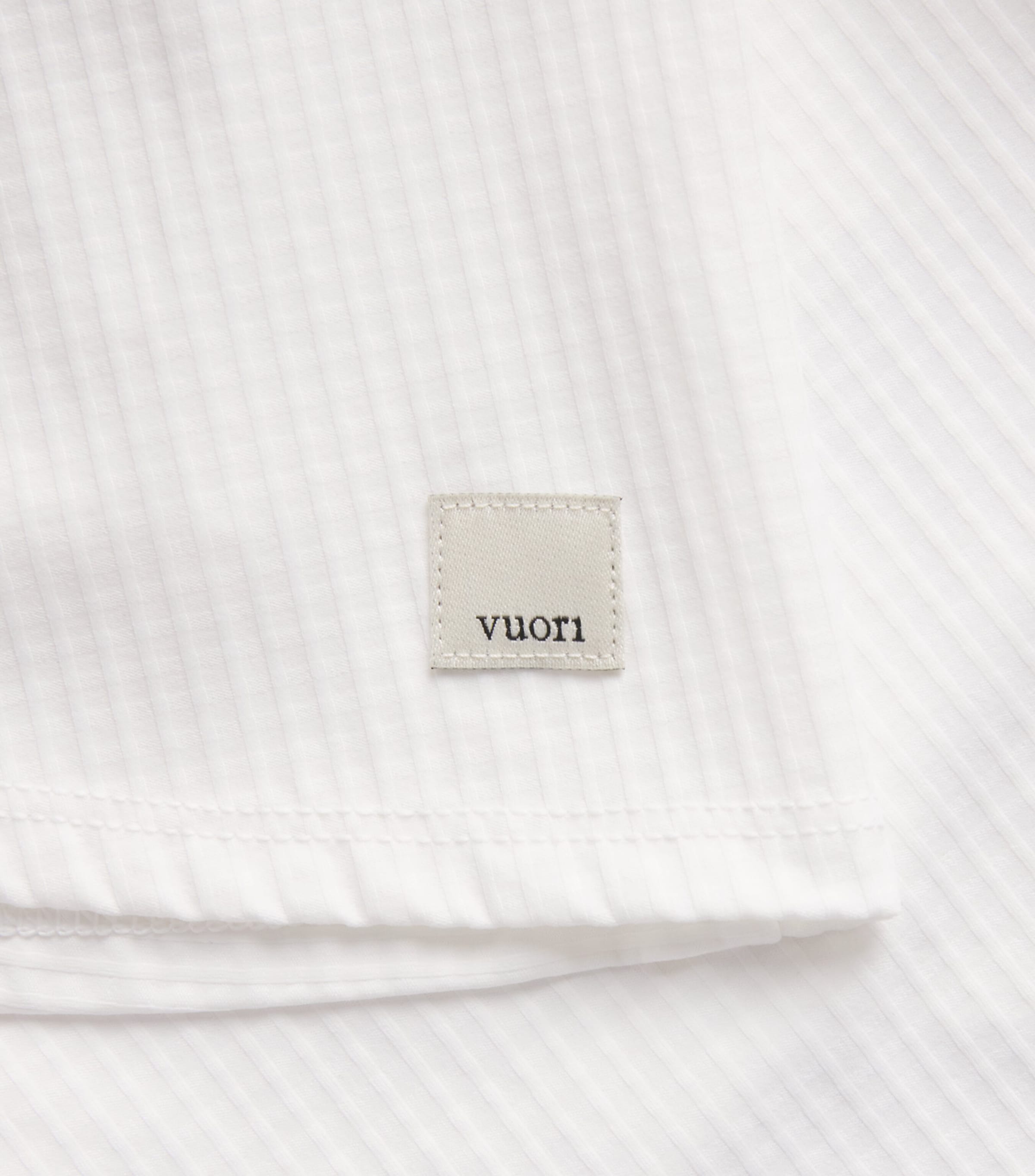 VUORI Womens Baseline Gingham Skirt White Image 6