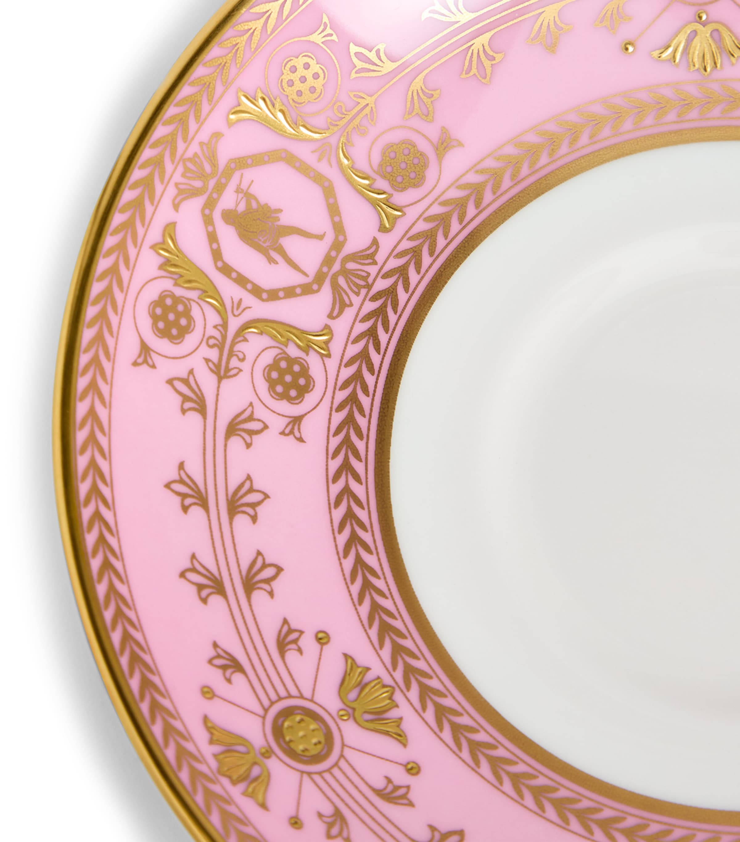 Wedgwood Bone China Bacchus Teacup and Saucer Pink Image 6