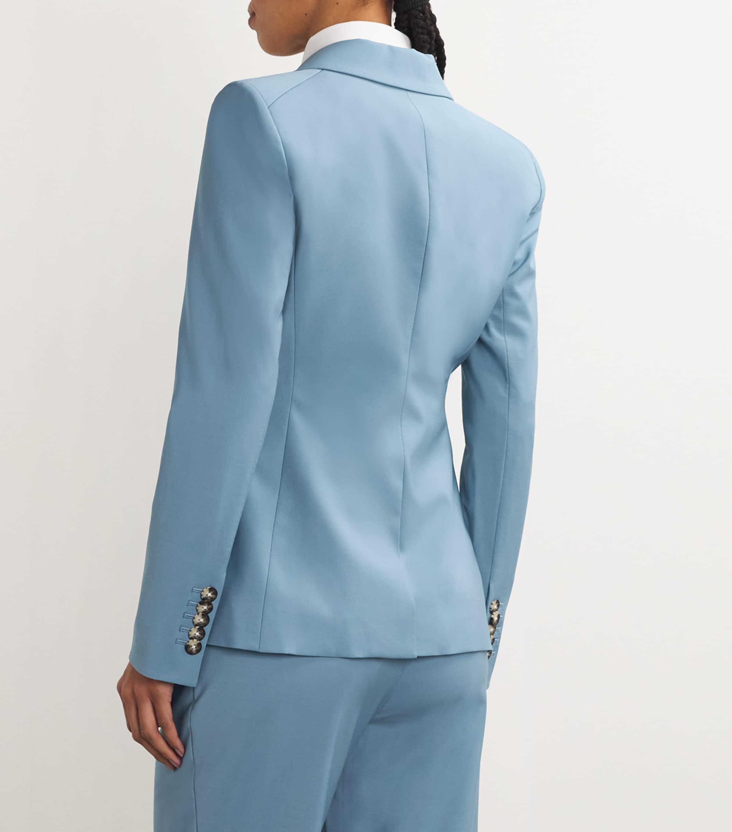 Wool-Blend Miller Dickey Blazer SEA GLASS Image 4