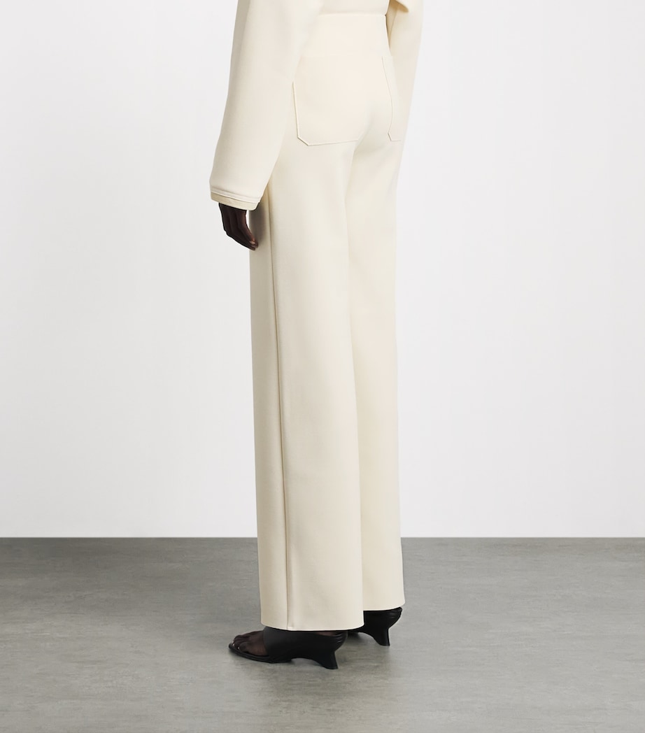 Birrot Womens Lay 2 Straight Trousers Egg Shell Image 5