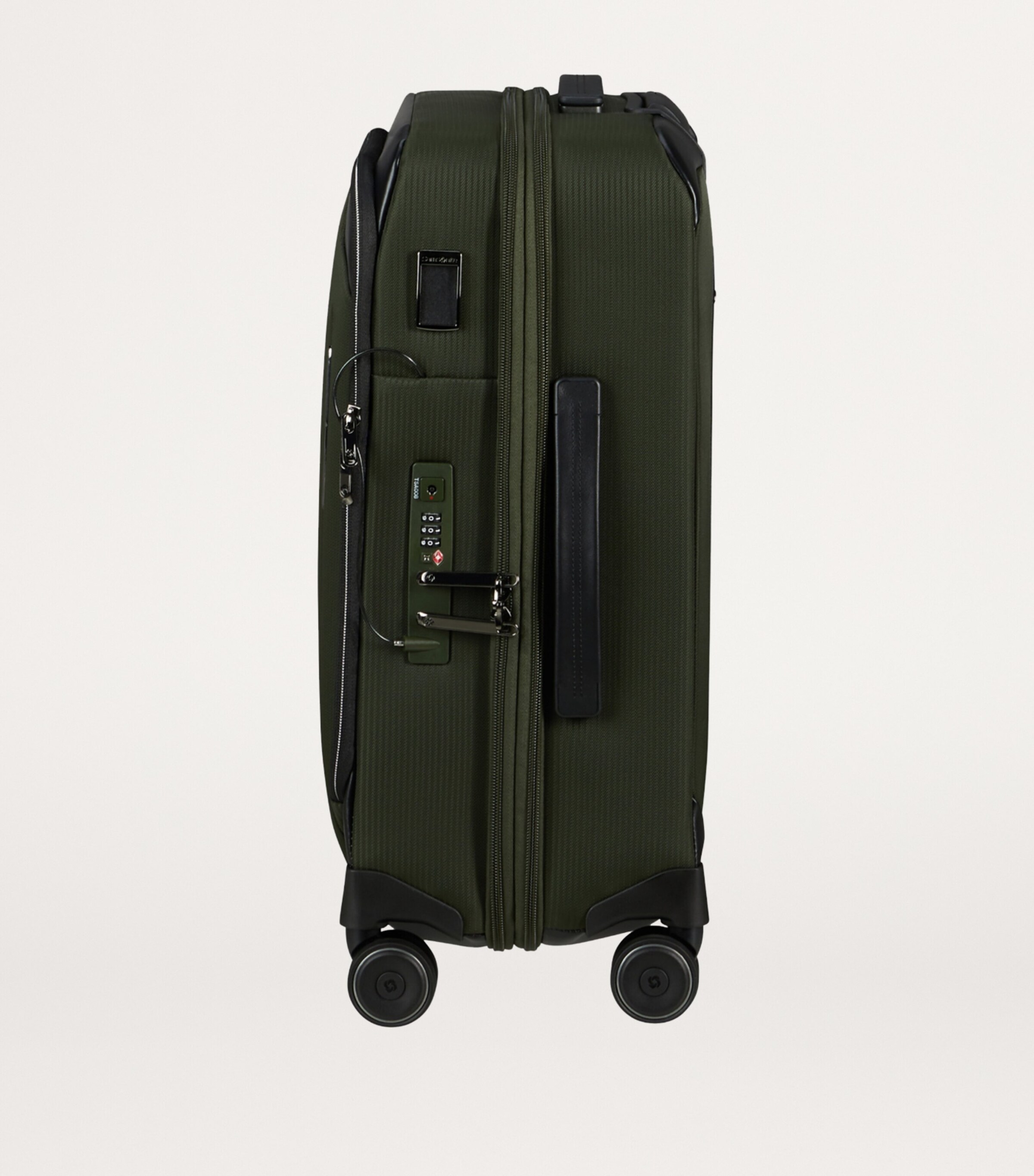 Samsonite Green Splendix Expandable Carry-On Spinner Suitcase (55cm ...