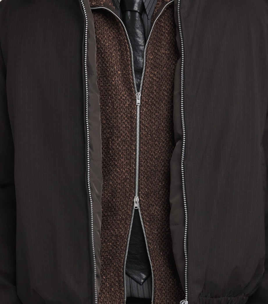 Shrunken Fullzip Polo Jacket BROWN SPARSE BUCKLE Image 6