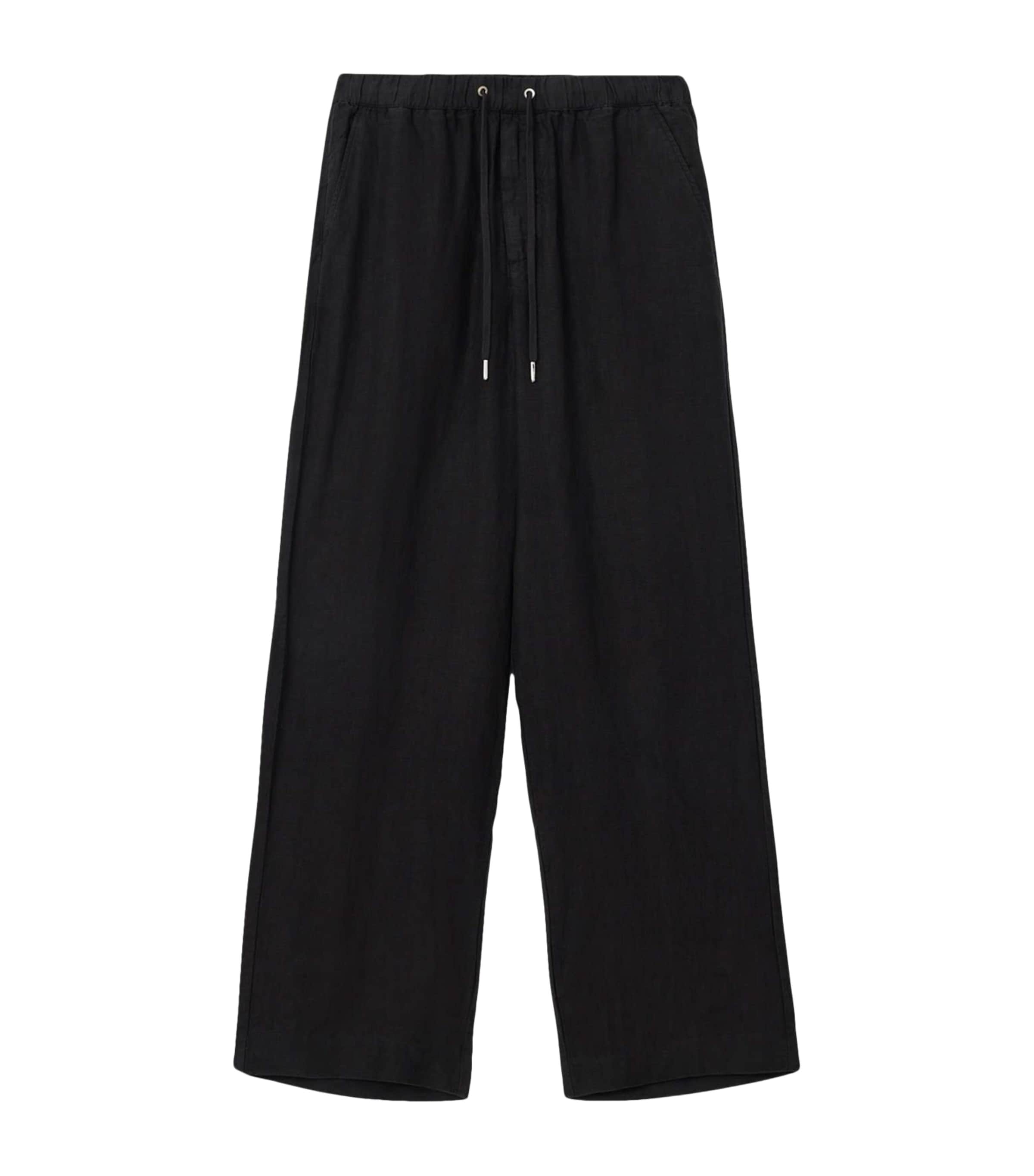 Linen Sharp Trousers SHADED BLACK Image 1