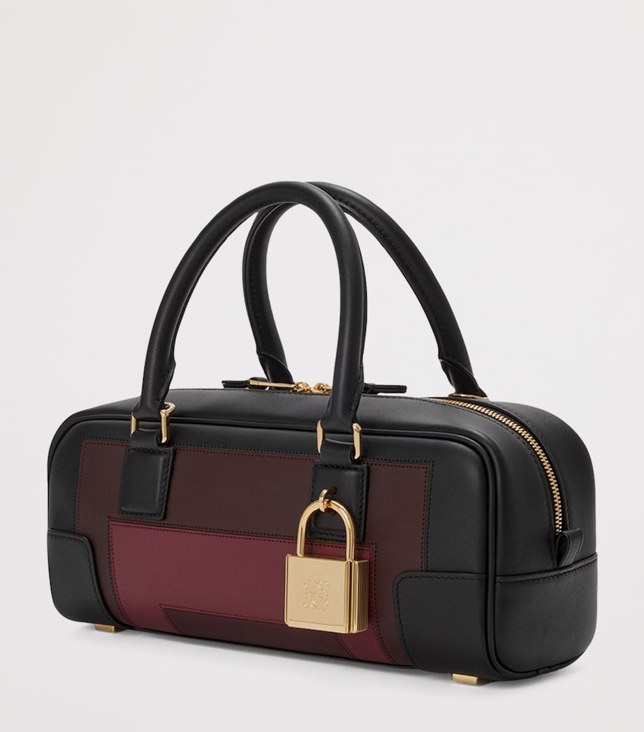 x Albers Leather Amazona 23 Top-Handle Bag BLACK/BURGUNDY Image 2