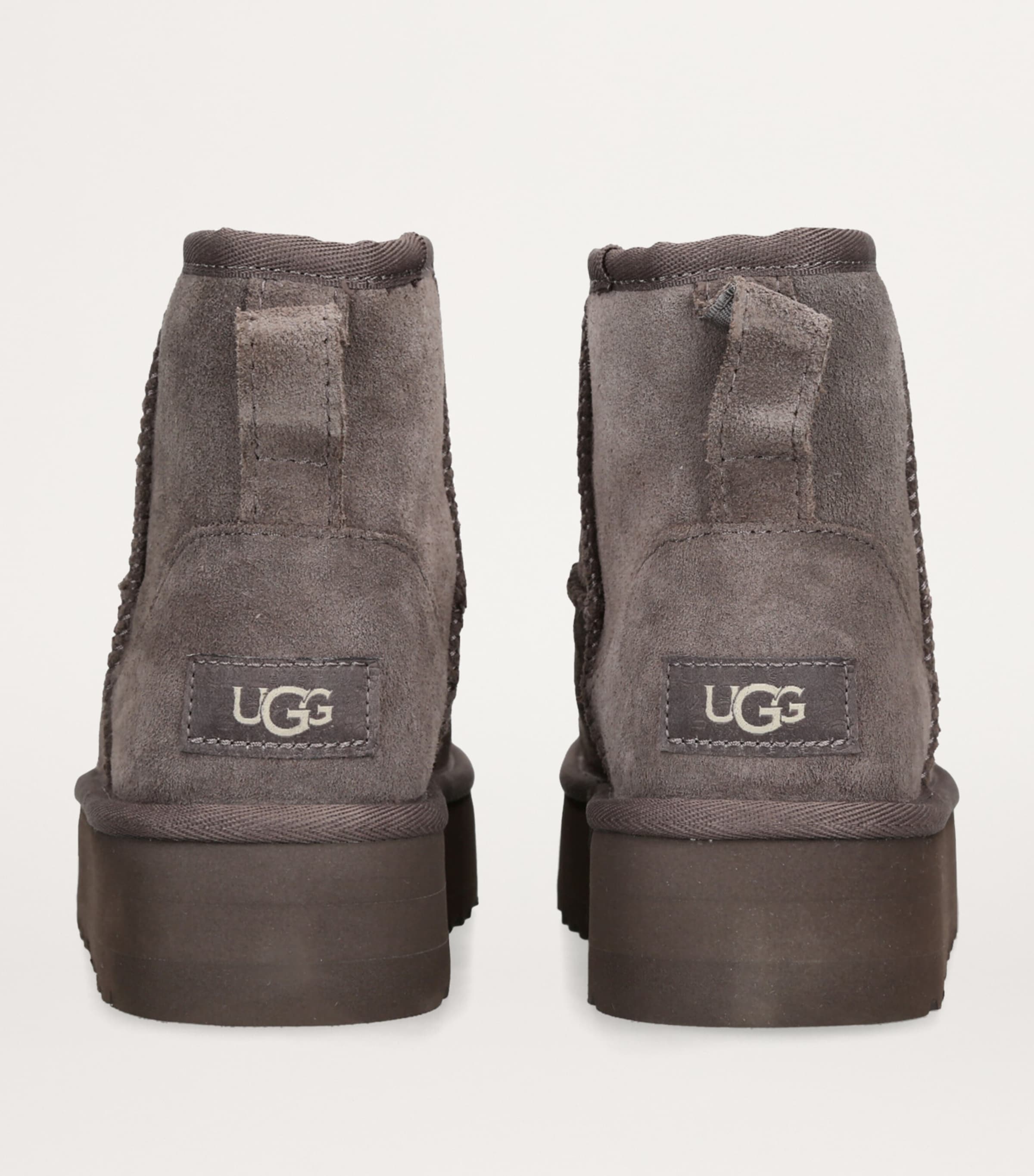 UGG Kids Grey Classic Mini Platform Boots Harrods UK