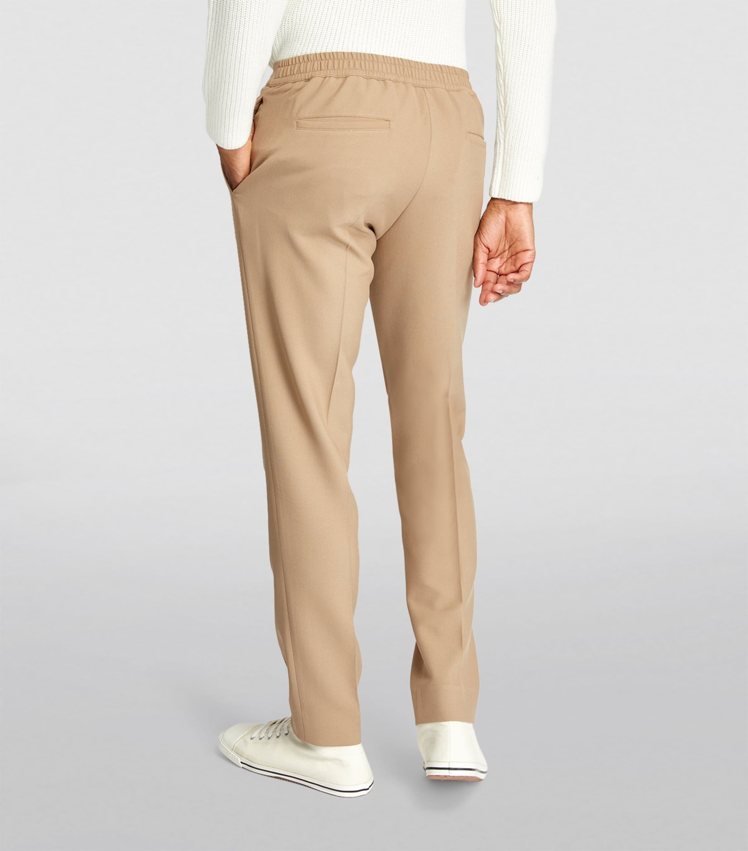 Jersey Sweatpants BEIGE Image 4