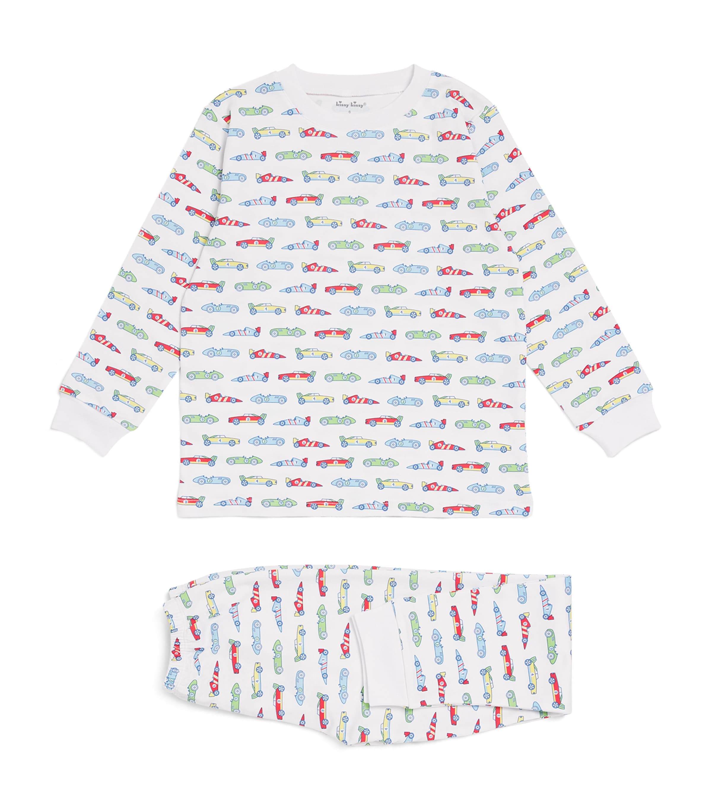 Kissy Kissy Pima Cotton Speedway Pyjamas In Multi