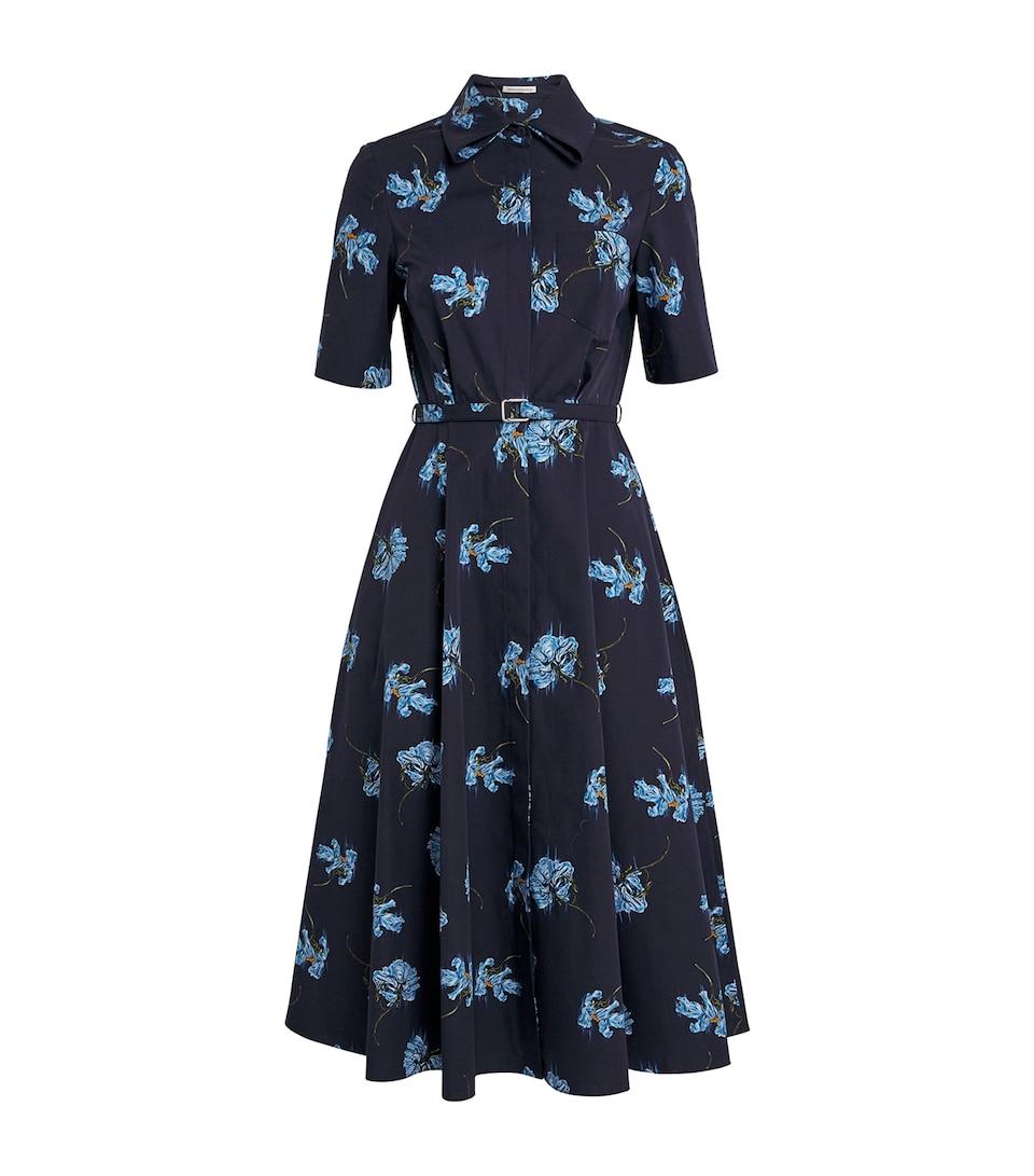 Cotton Floral Rubie Midi Dress
