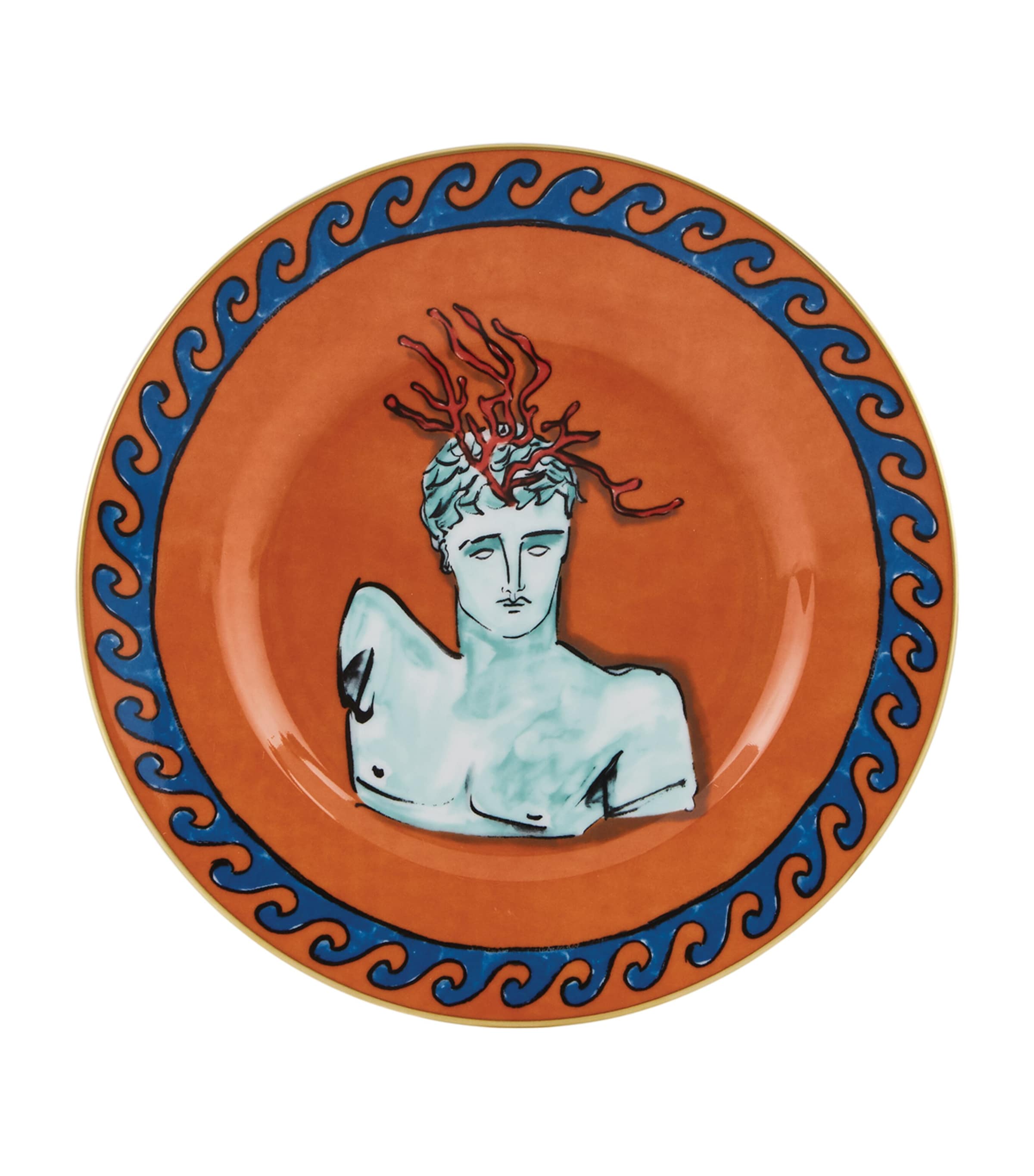 GINORI 1735 Il Viaggio di Nettuno Dessert Plate (22cm) Image 1