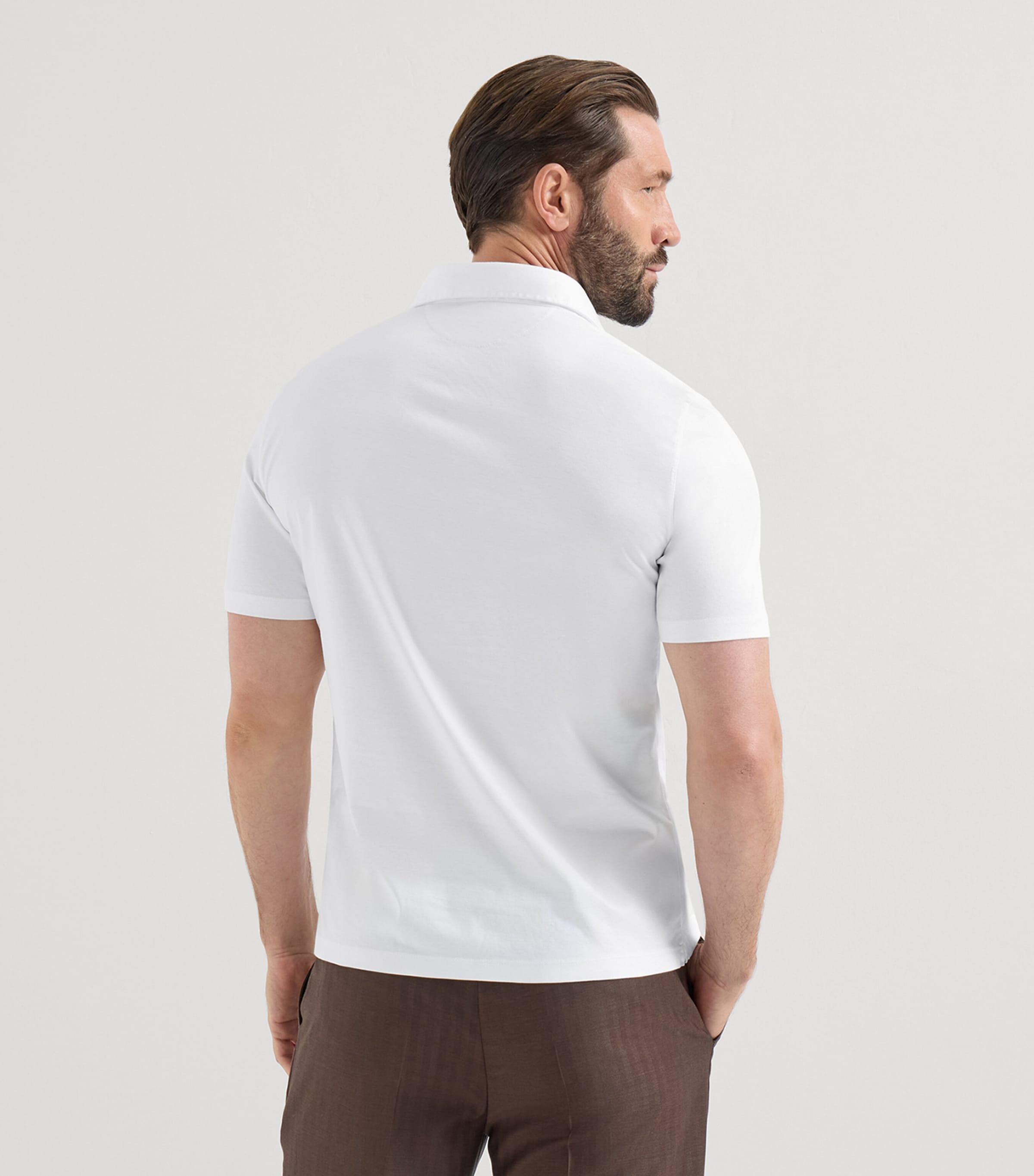Brunello Cucinelli Mens Cotton Polo Shirt Image 5